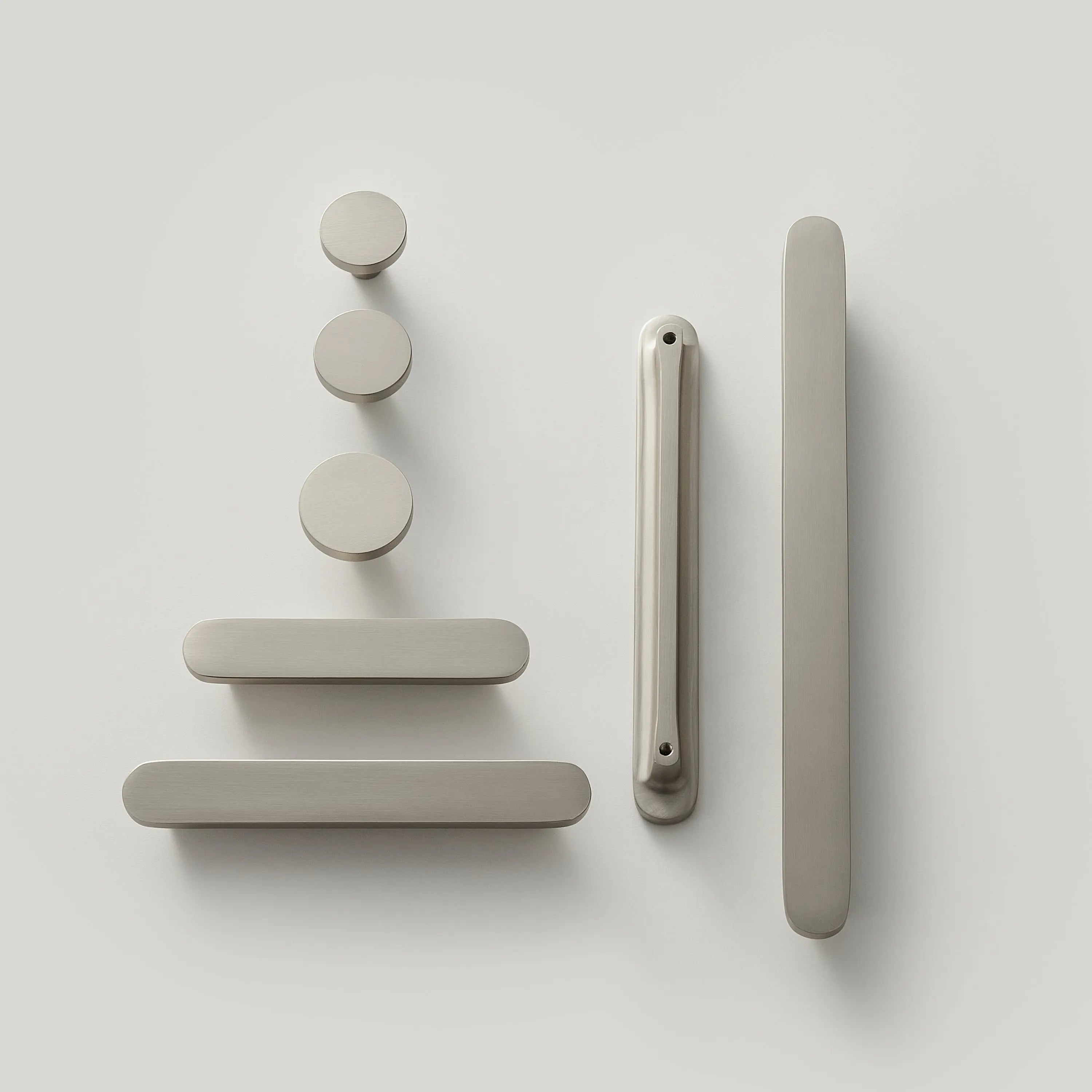 Bouton de meuble en nickel - Troka Afinaure