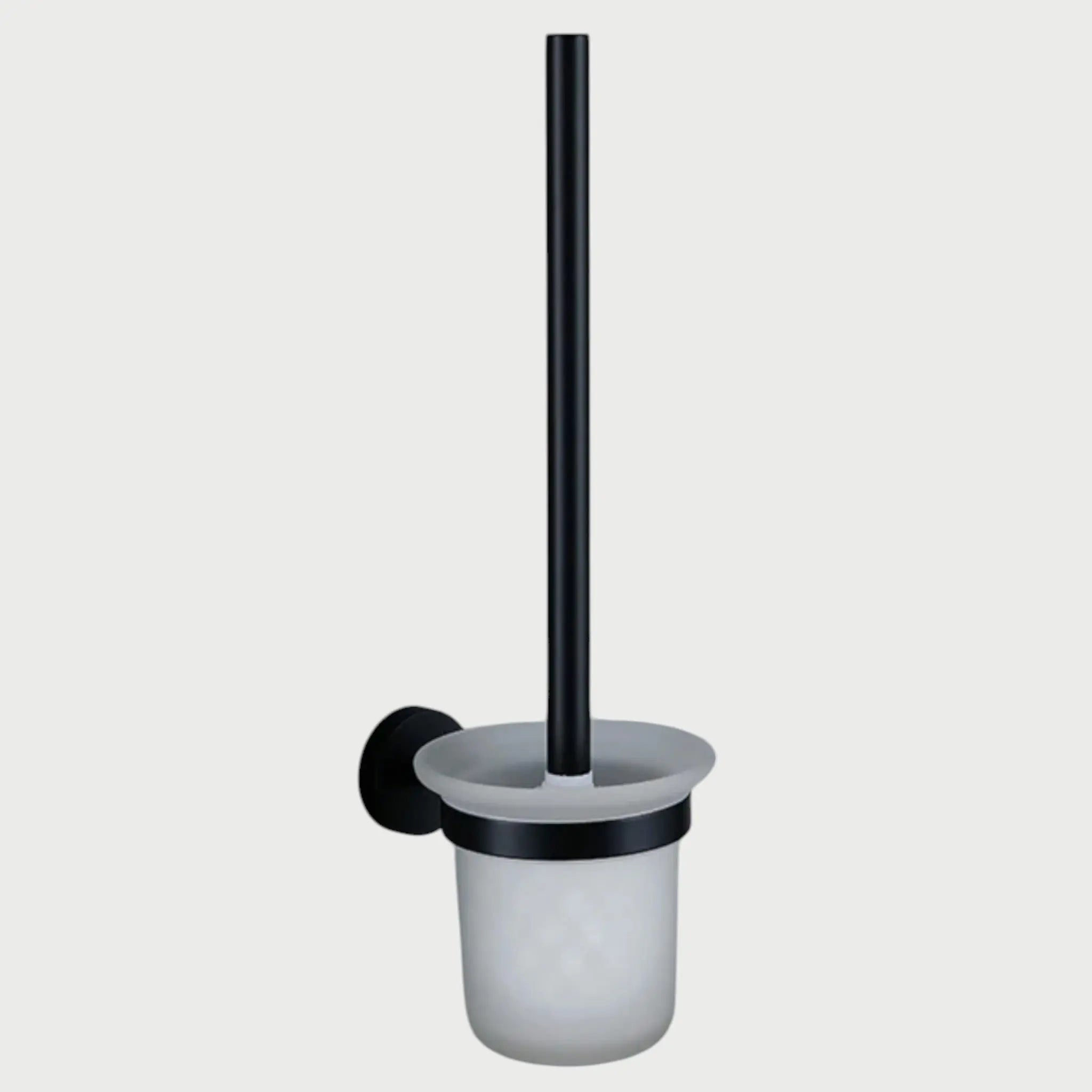 Brosse WC noir mate strié Afinaure
