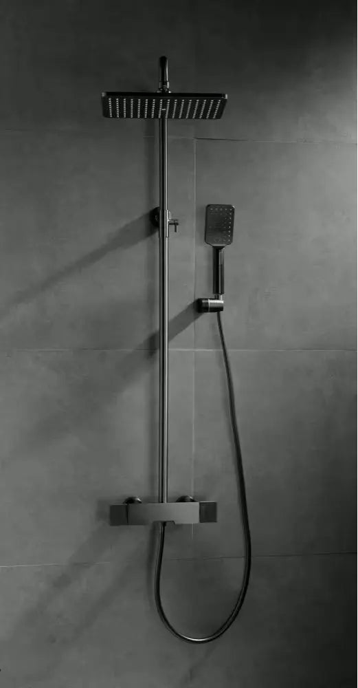 Colonne de douche et bain Anthracite - Gustavia Afinaure