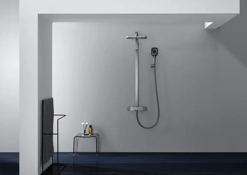 Colonne de douche et bain Anthracite - Gustavia Afinaure