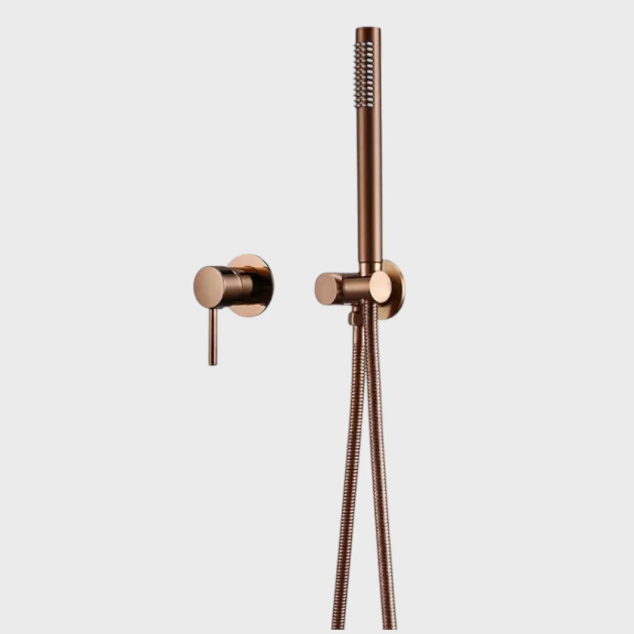 Mitigeur de douche thermostatique or rose - Biblos Afinaure
