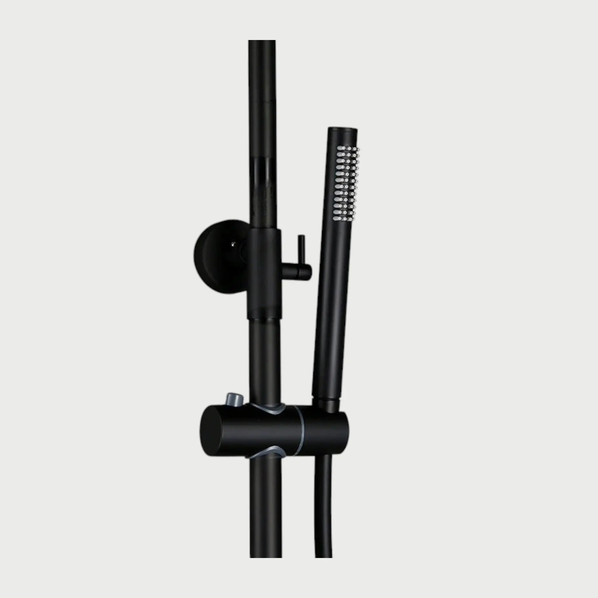 Colonne de douche thermostatique noir mat - Ornos Afinaure
