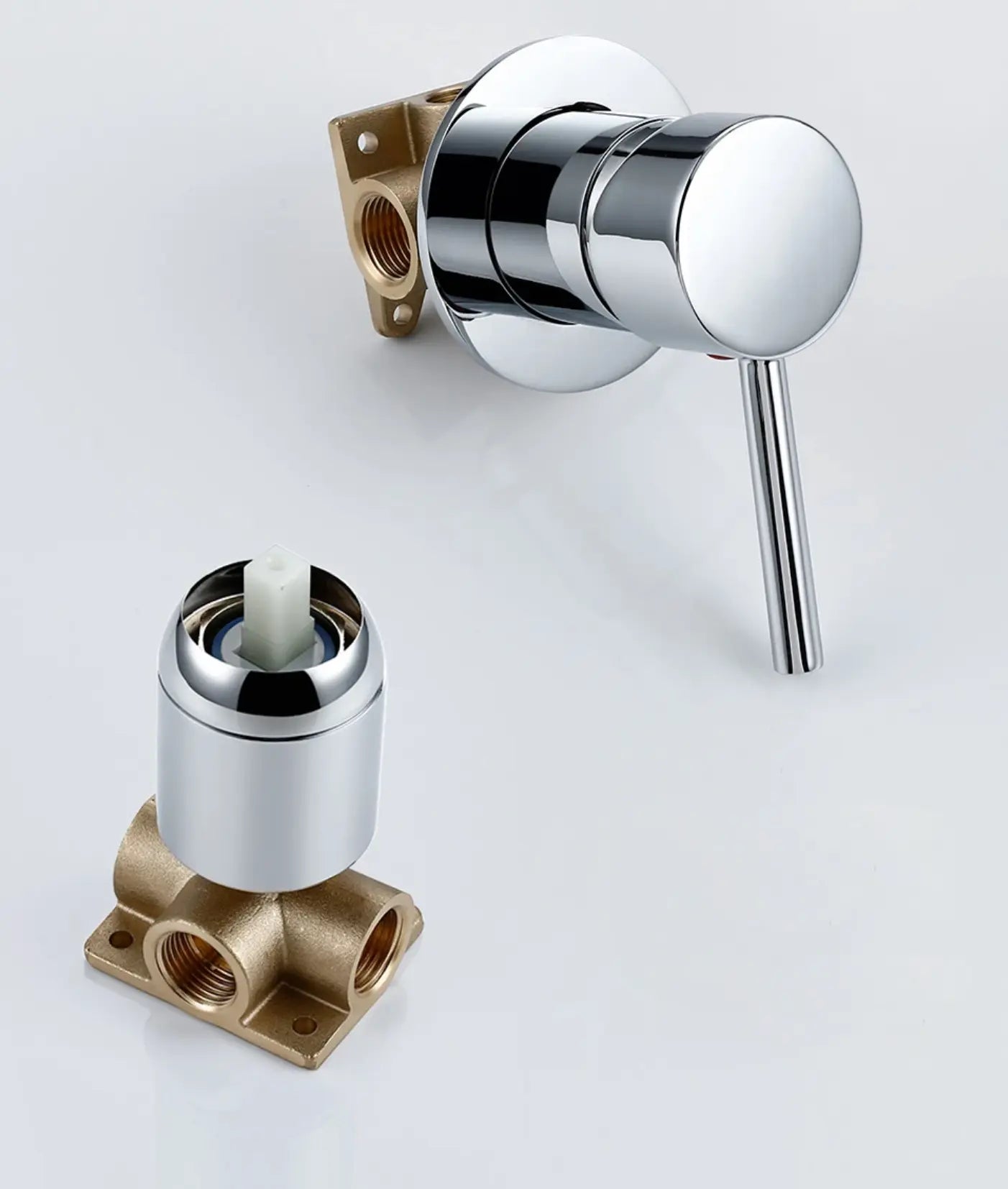 Mitigeur de douche thermostatique chromée - Biblos Afinaure