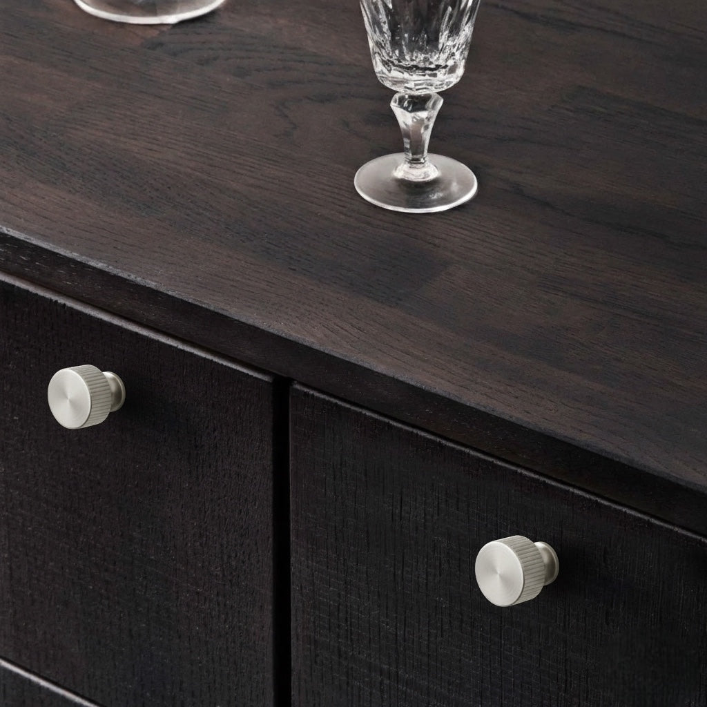 Nickel furniture knob - Dominique