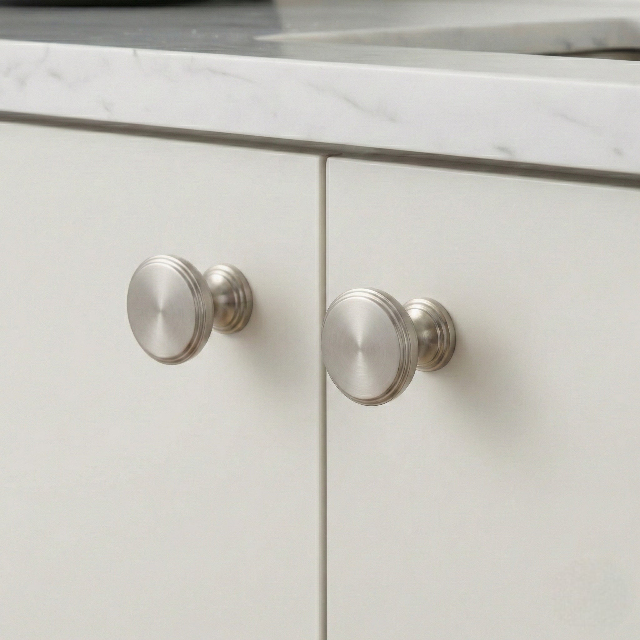 Nickel Furniture Knob - Soho