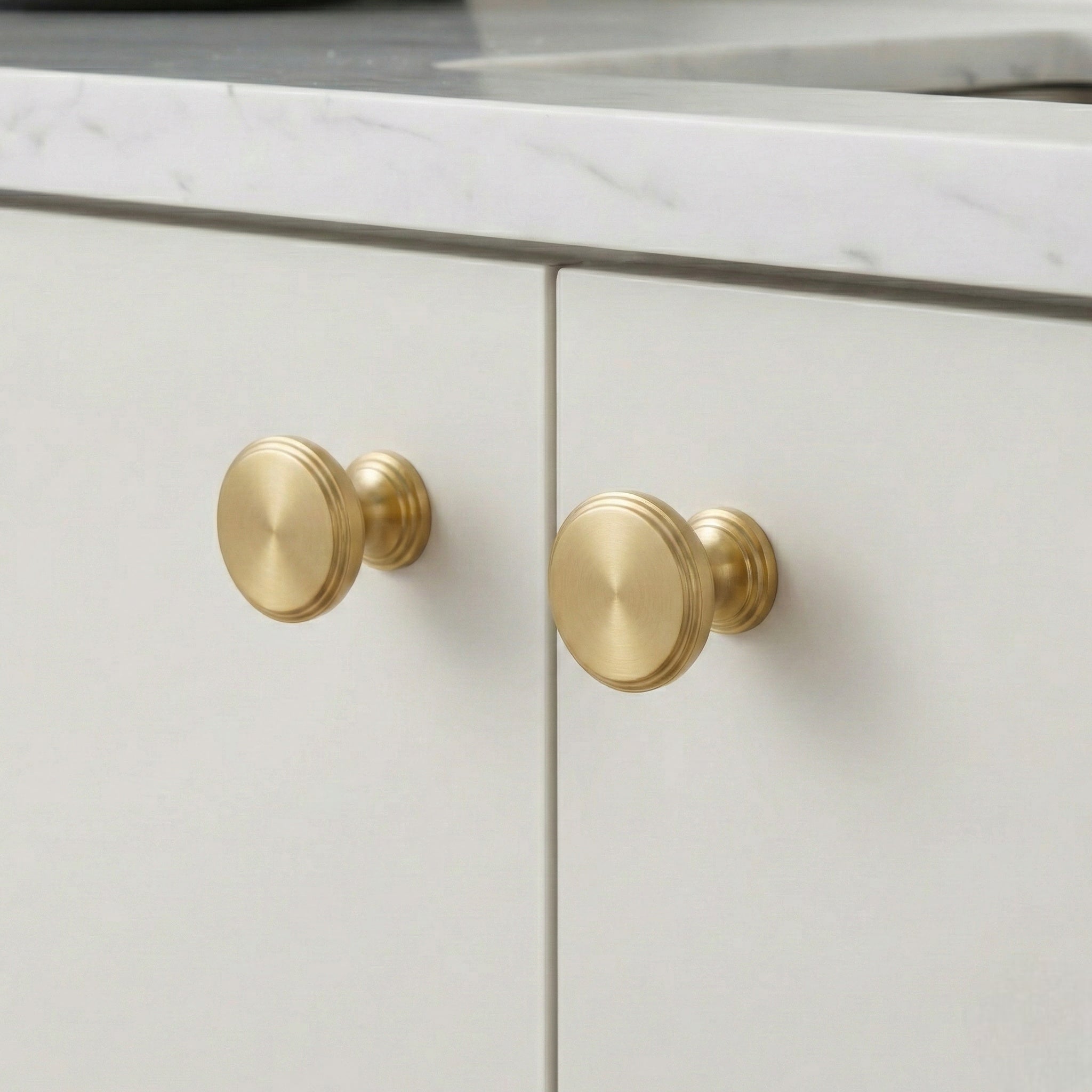 Bouton de meuble en doré - Soho