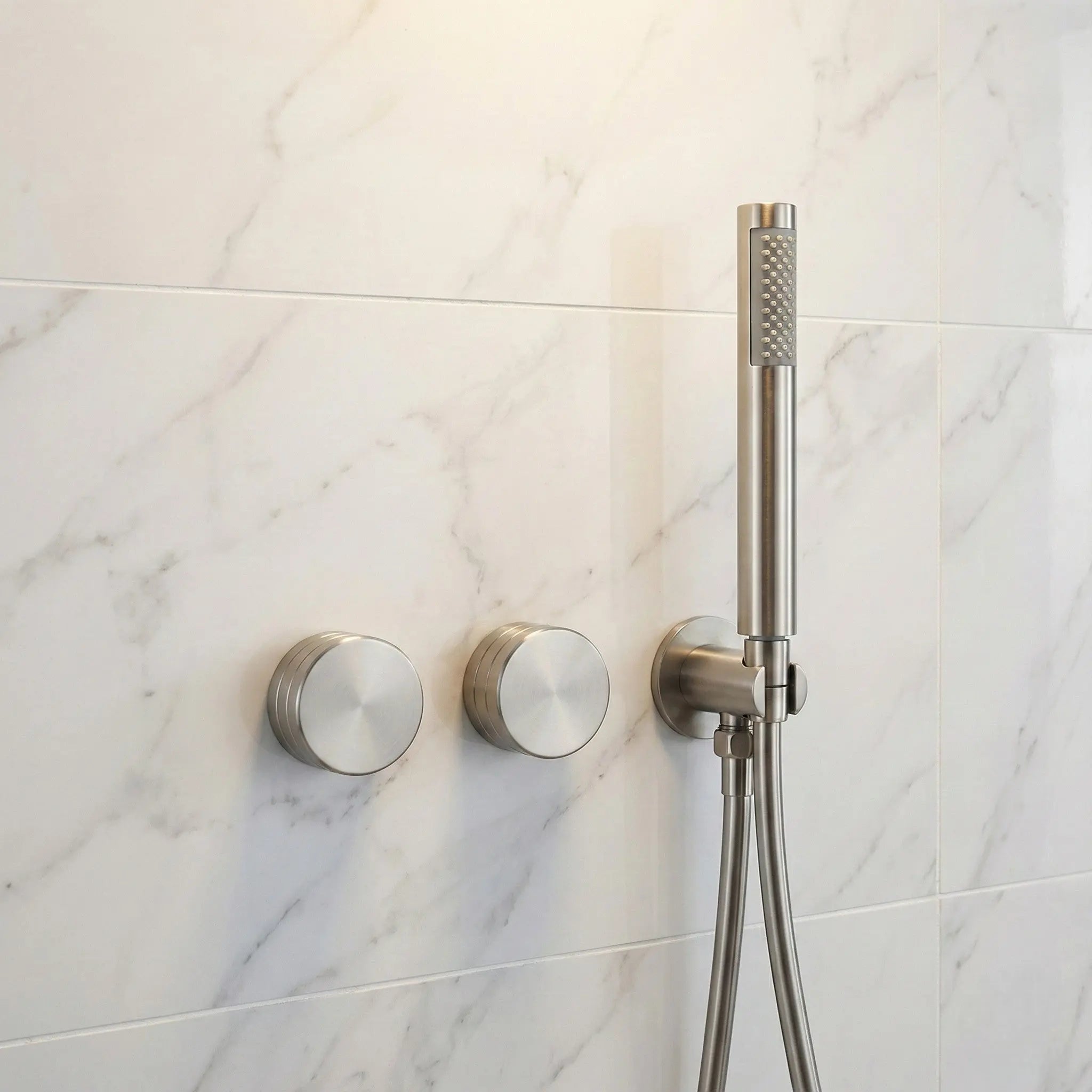 Composition mitigeur de douche thermostatique encastré Chrome - Culliann Afinaure