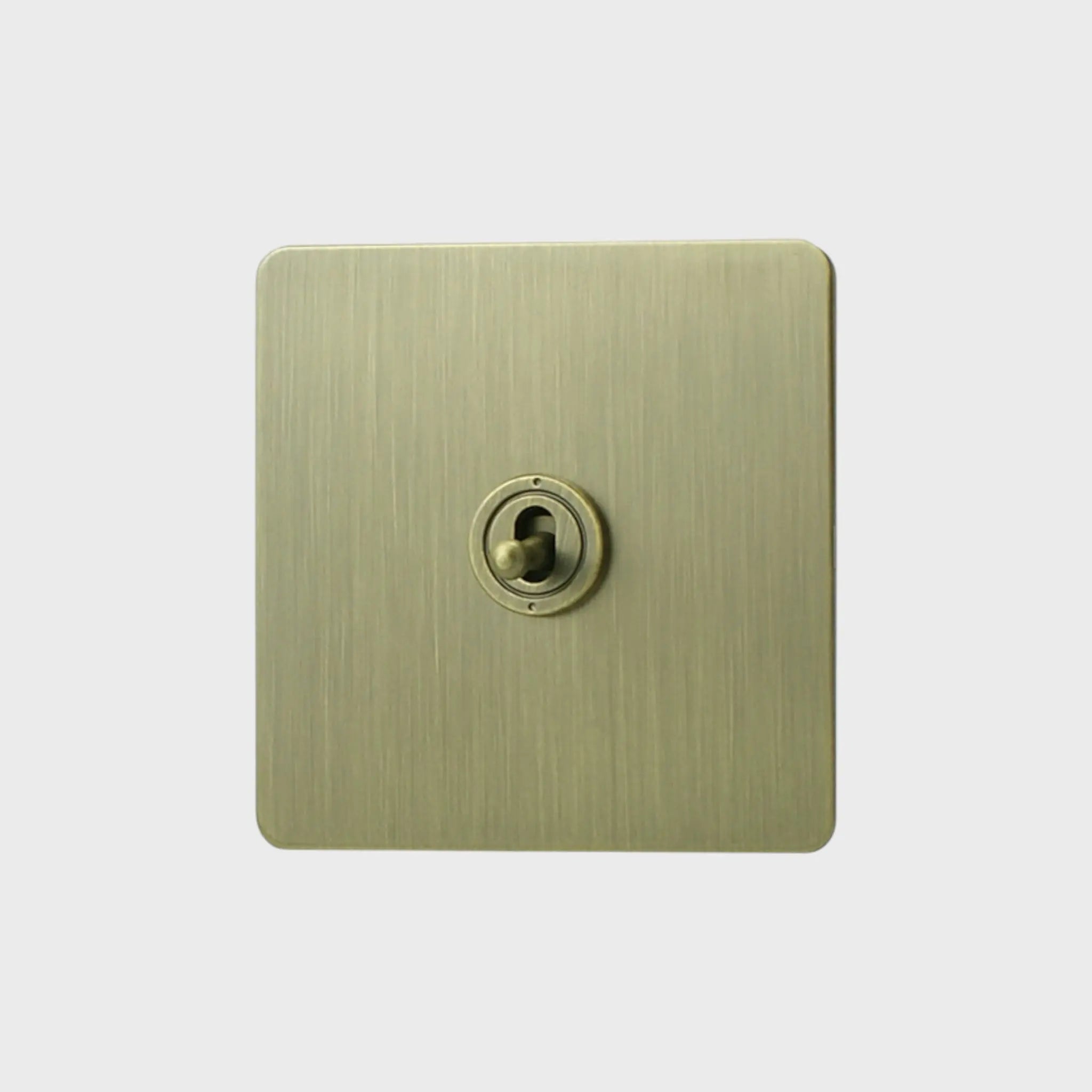 Interrupteur va-et-vient double Anthracite bronze brossé – DUNAND Afinaure