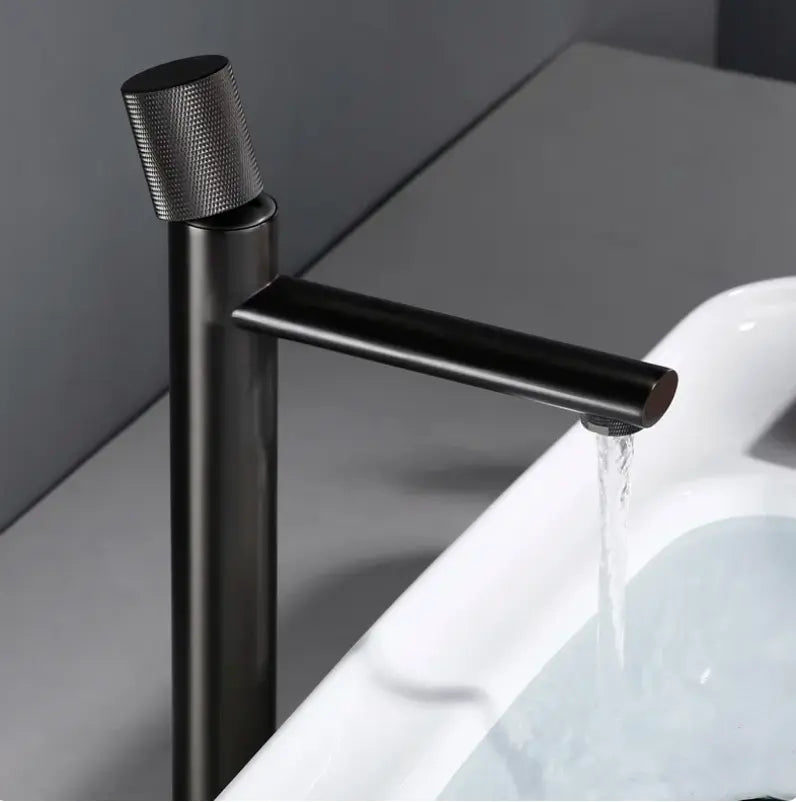 Mitigeur lavabo haut noir - Eden Afinaure