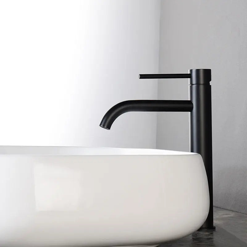 Robinet mitigeur lavabo noir - Macakizi Afinaure