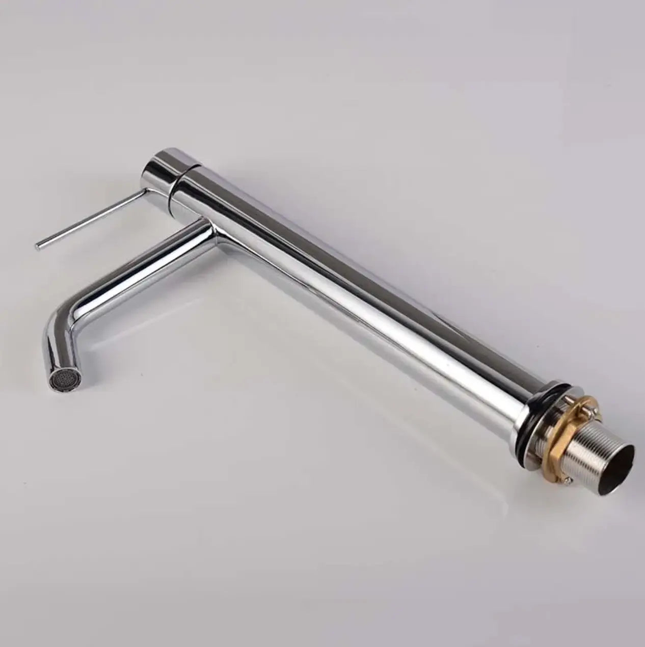Robinet mitigeur lavabo haut chrome - Macakizi Afinaure