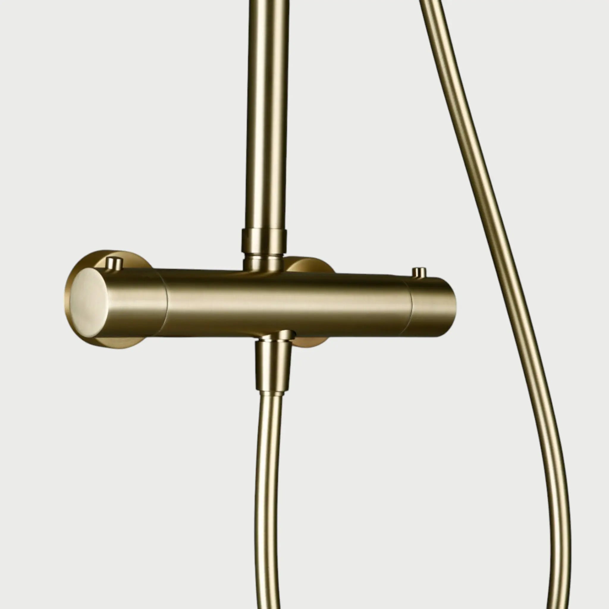 Colonne de Douche thermostatique or brossé - Ornos Afinaure