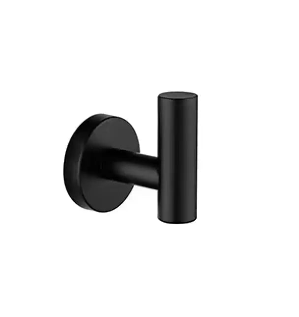 Porte-serviettes noir mate lisse Afinaure