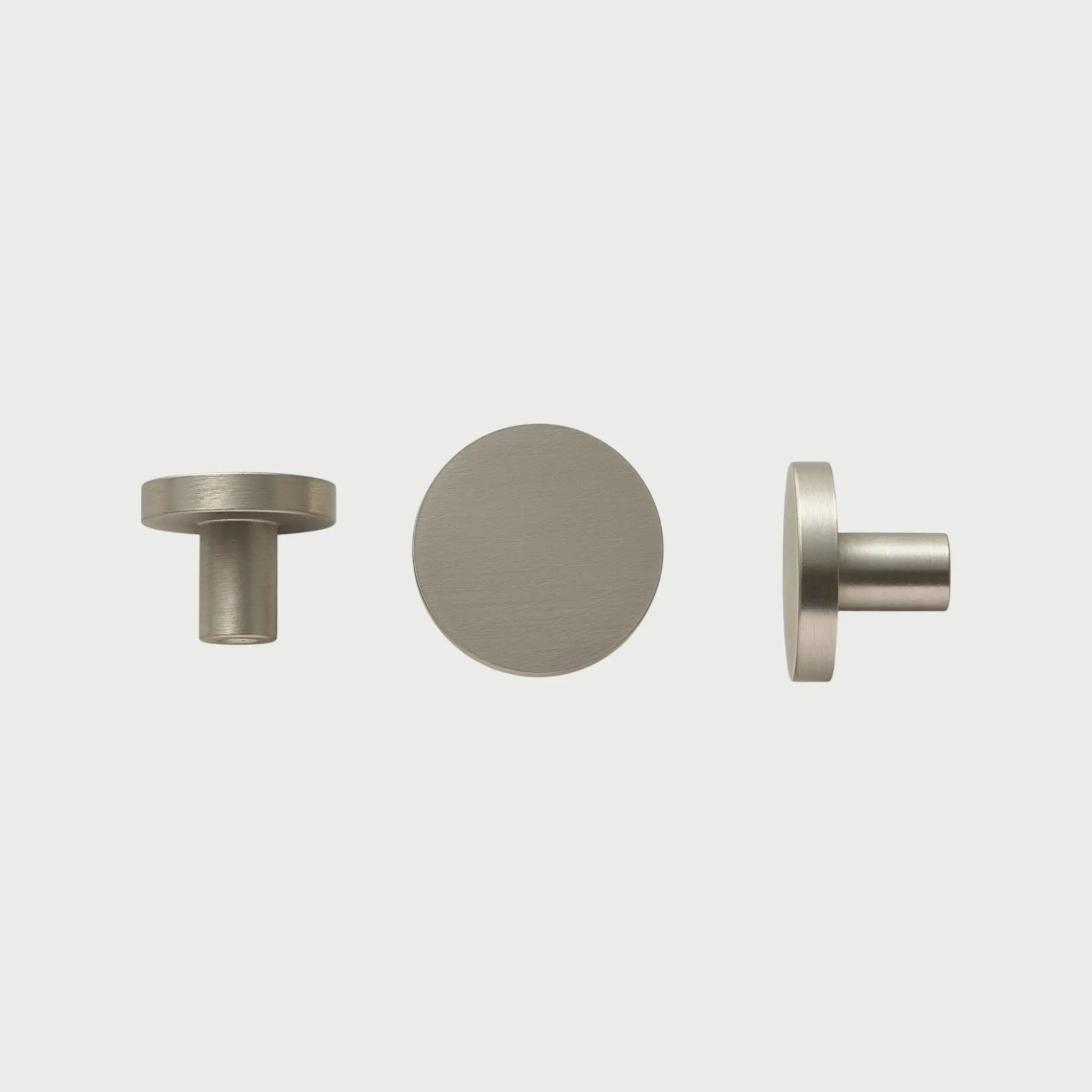 Bouton de meuble en nickel - Troka Afinaure