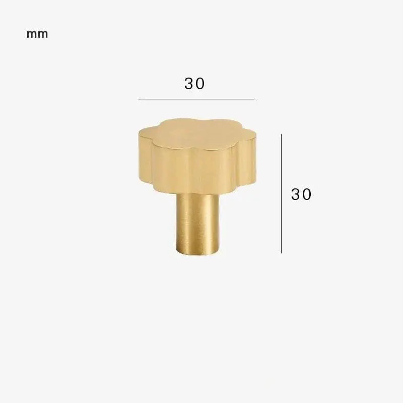 Bouton de meuble en laiton finition noir - Ferraud Afinaure