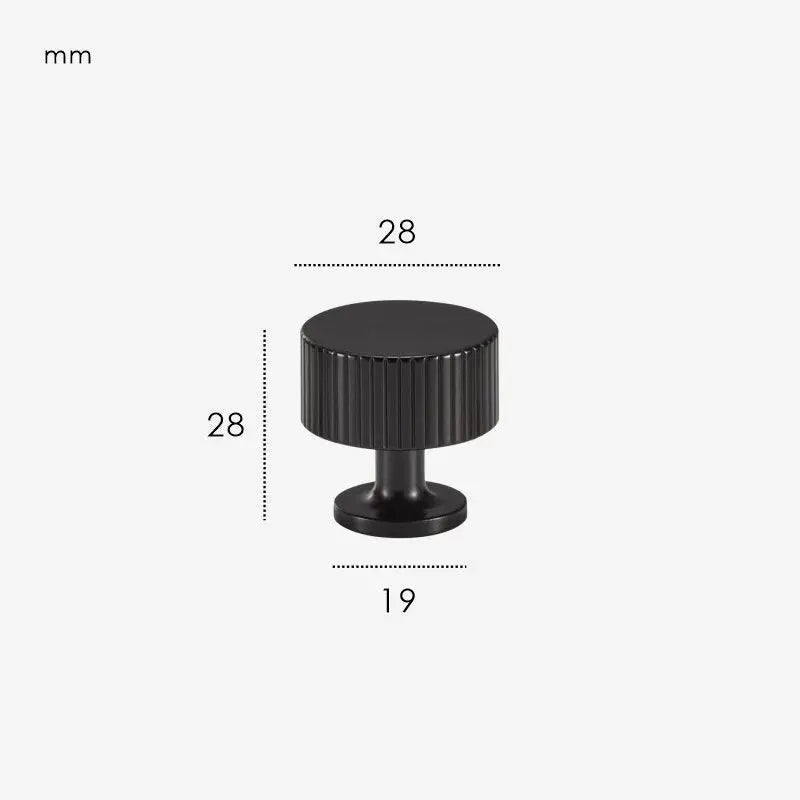 Bouton de meuble en noir - Dominique Afinaure