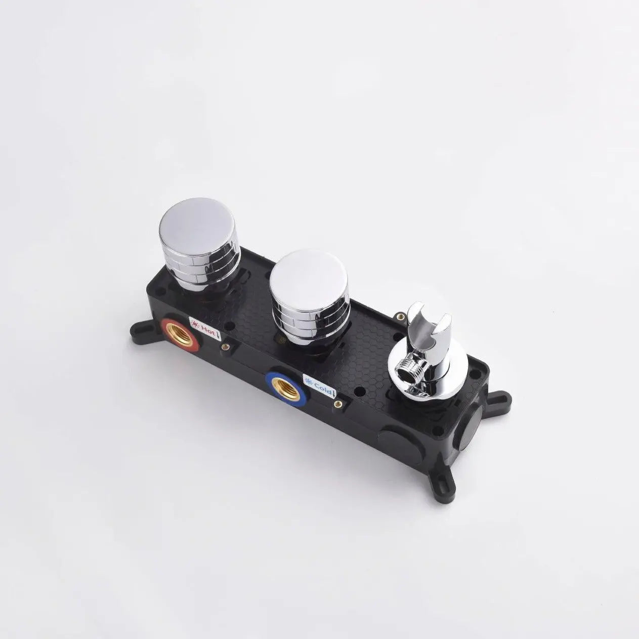 Composition mitigeur de douche thermostatique encastré Chrome - Culliann Afinaure