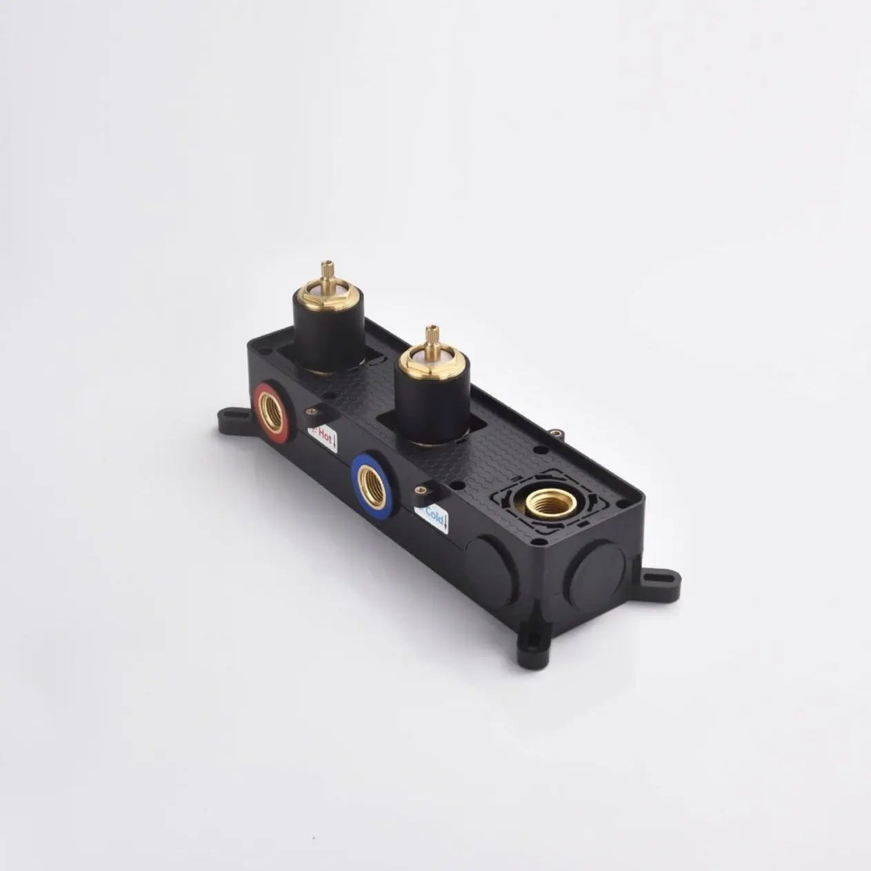 Composition mitigeur de douche thermostatique encastré Noir - Cullinan Afinaure