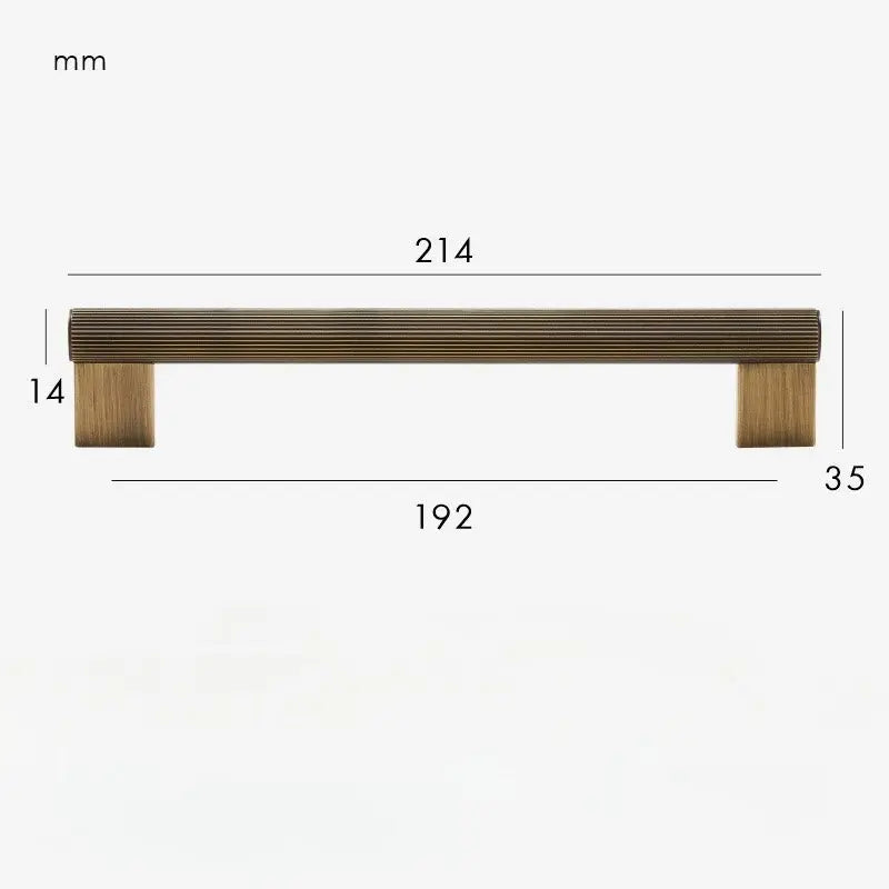 Poignée de meuble en bronze - Bucci Afinaure