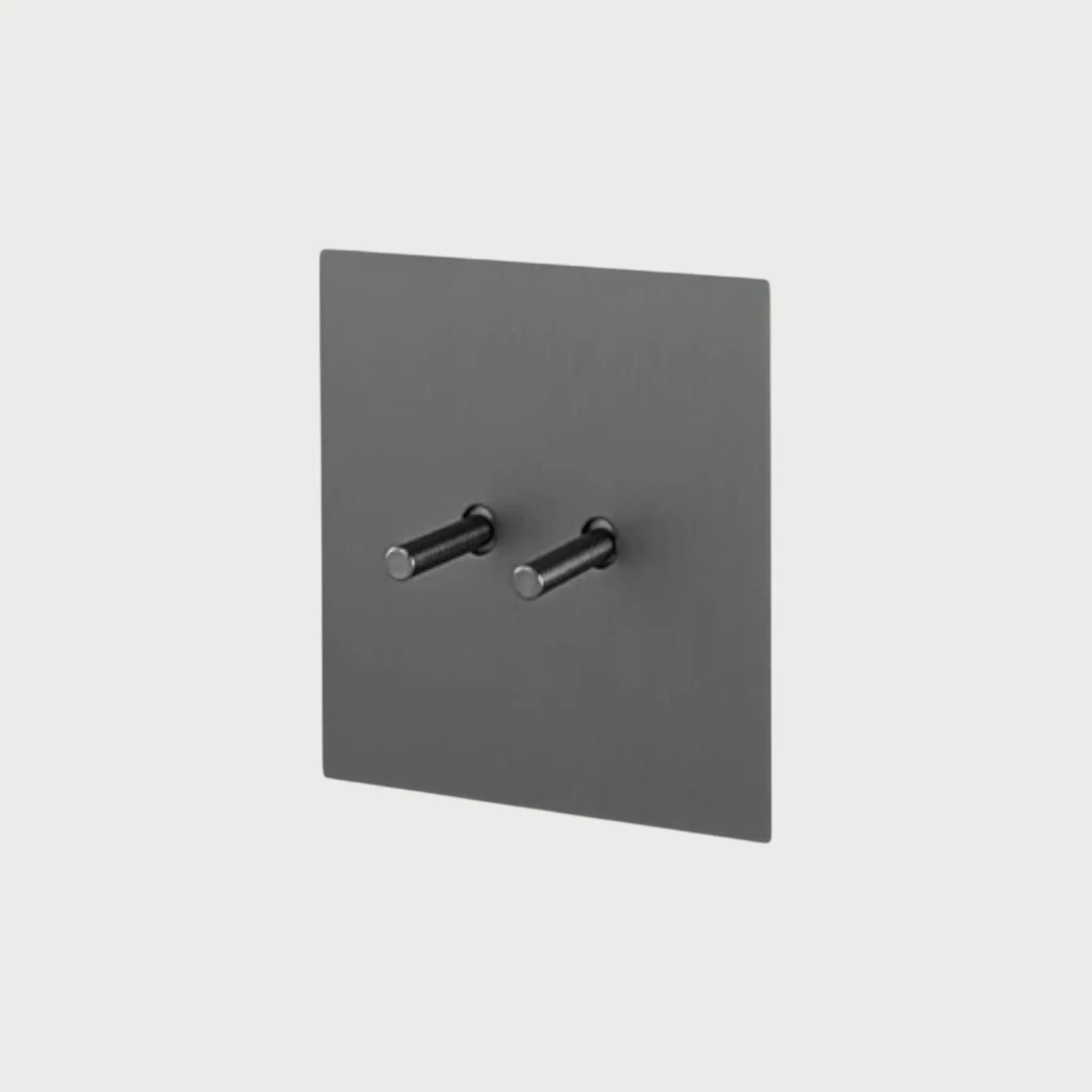 Interrupteur va-et-vient double anthracite - NERO Afinaure