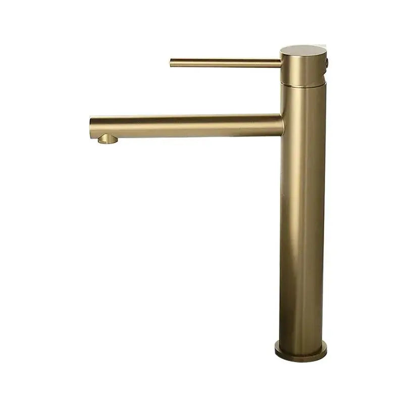 Mitigeur lavabo haut sur plan doré - Tamarin Afinaure
