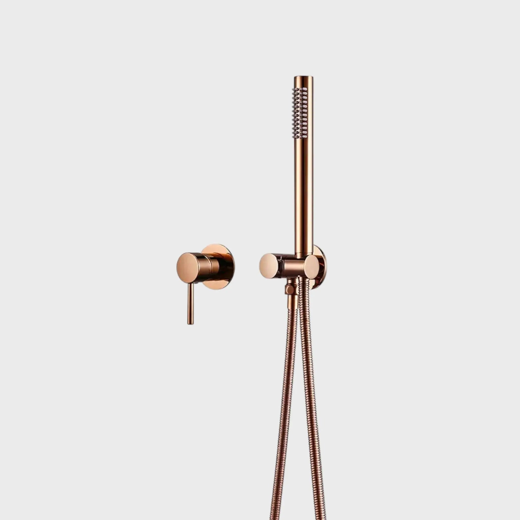 Mitigeur de douche thermostatique or rose - Biblos Afinaure