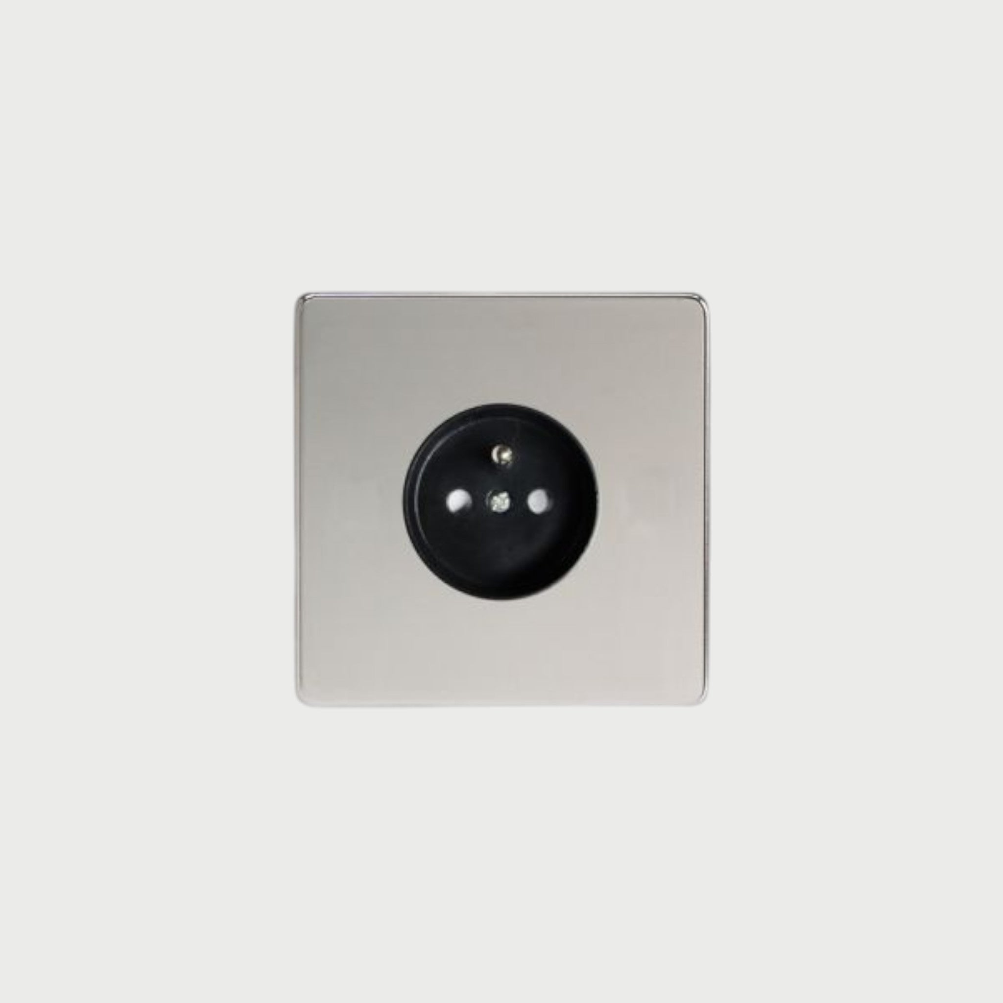 Single chrome mirror socket - Mayfair