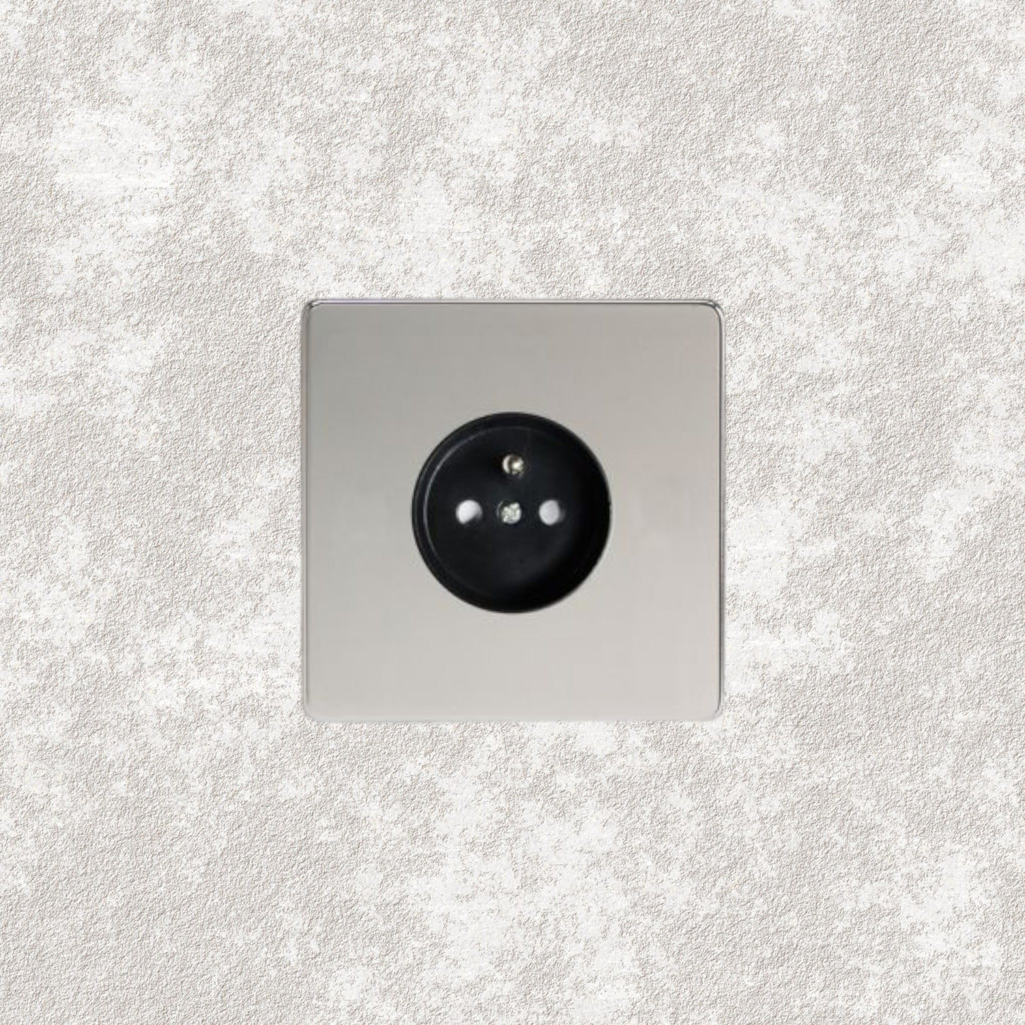 Single chrome mirror socket - Mayfair
