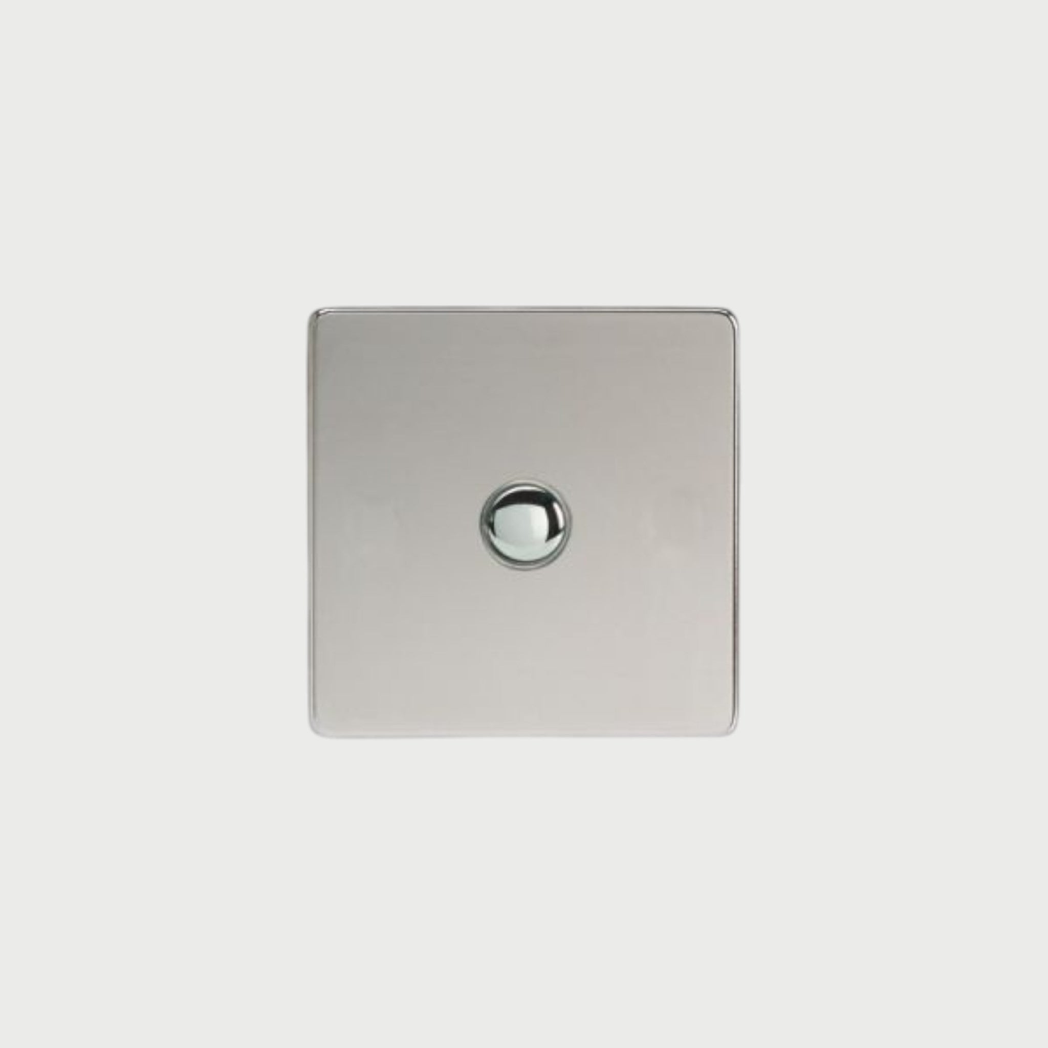 Bouton poussoir simple chrome miroir - Mayfair Afinaure