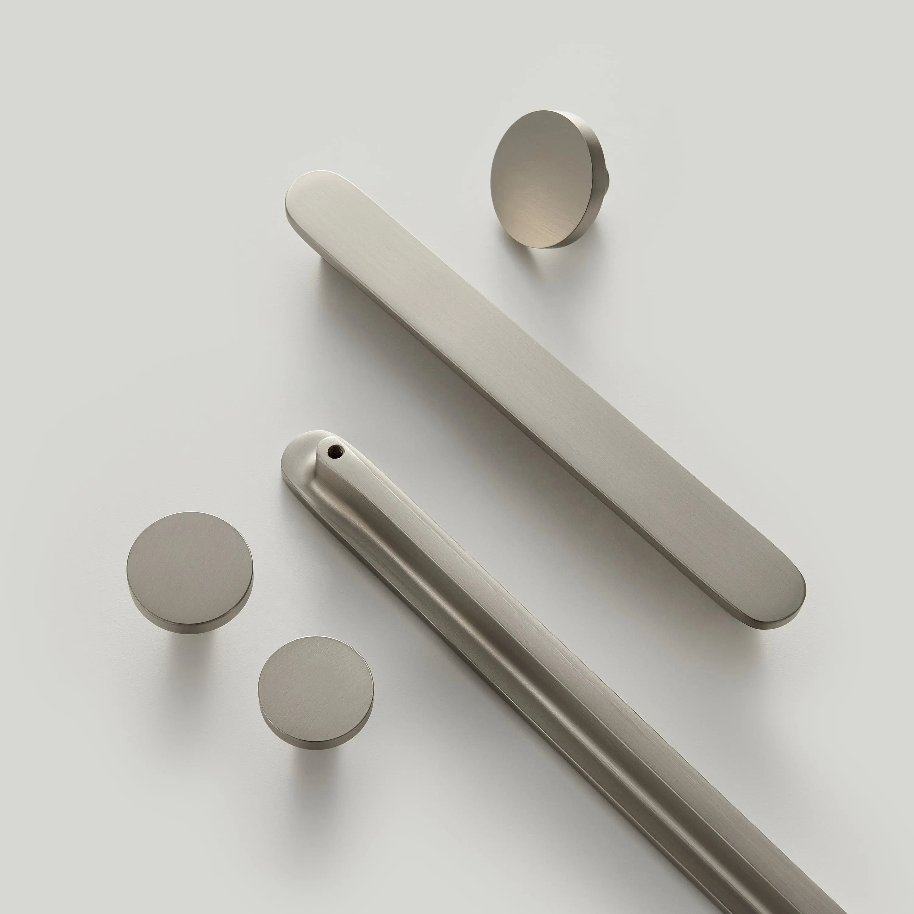 Bouton de meuble en nickel - Troka Afinaure