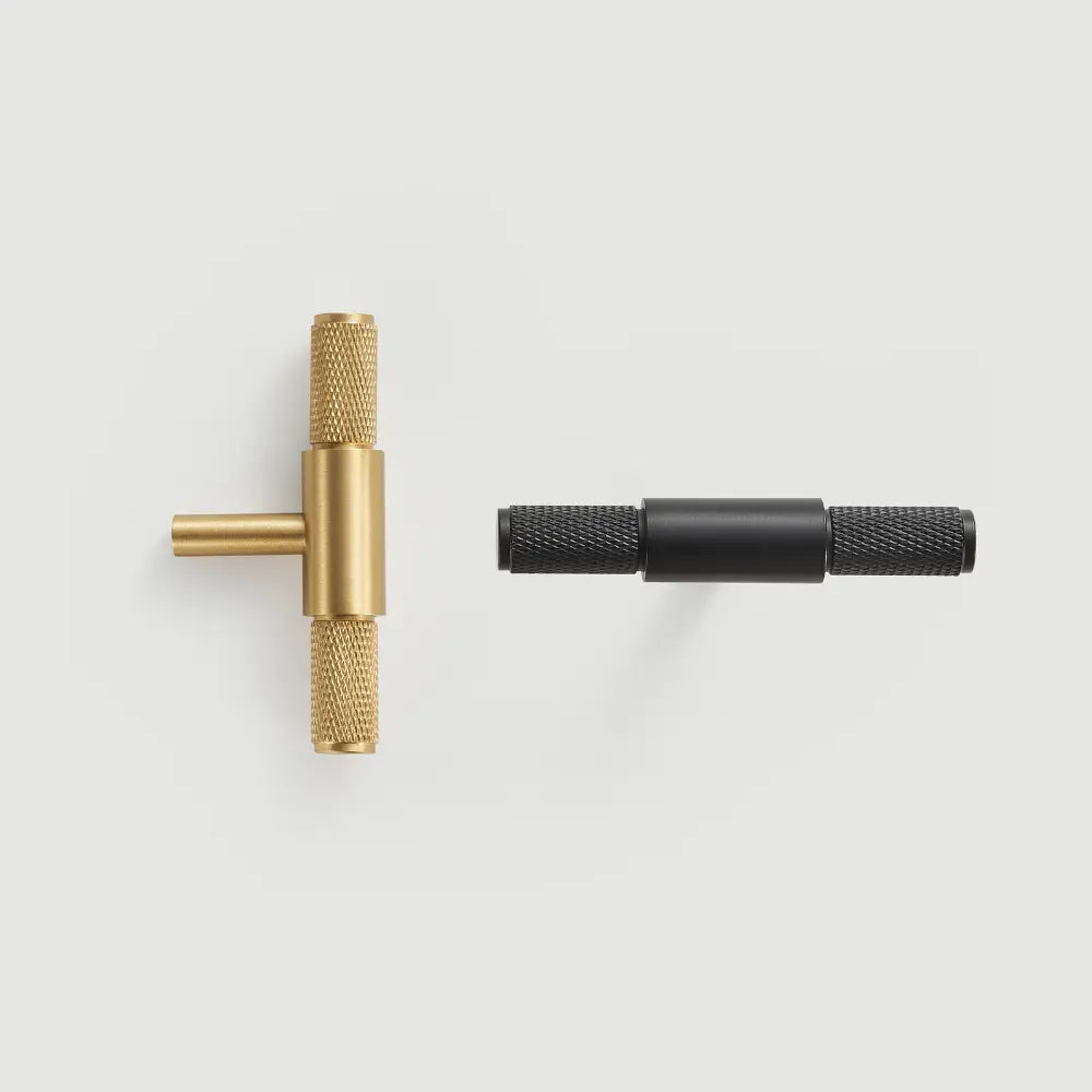 Poignée de meuble en T doré - Jacob Afinaure