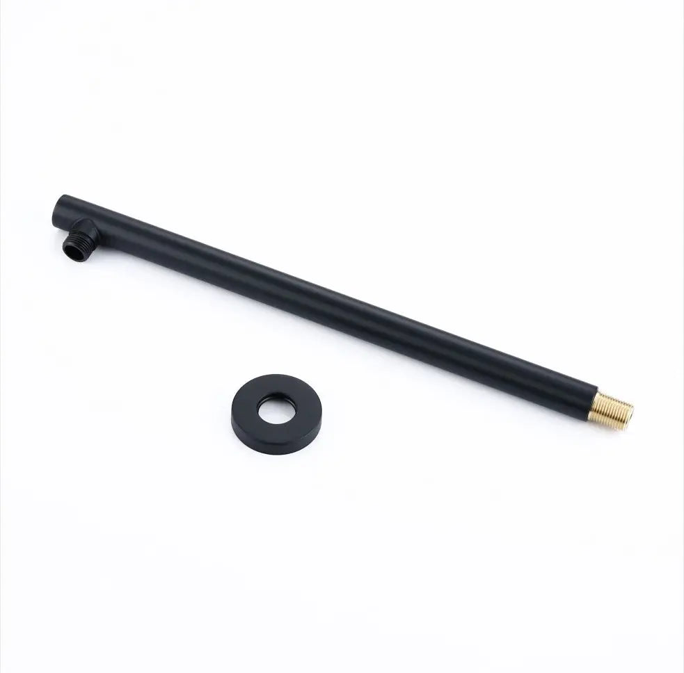 Colonne de douche thermostatiqu encastré noir - Biblos Afinaure