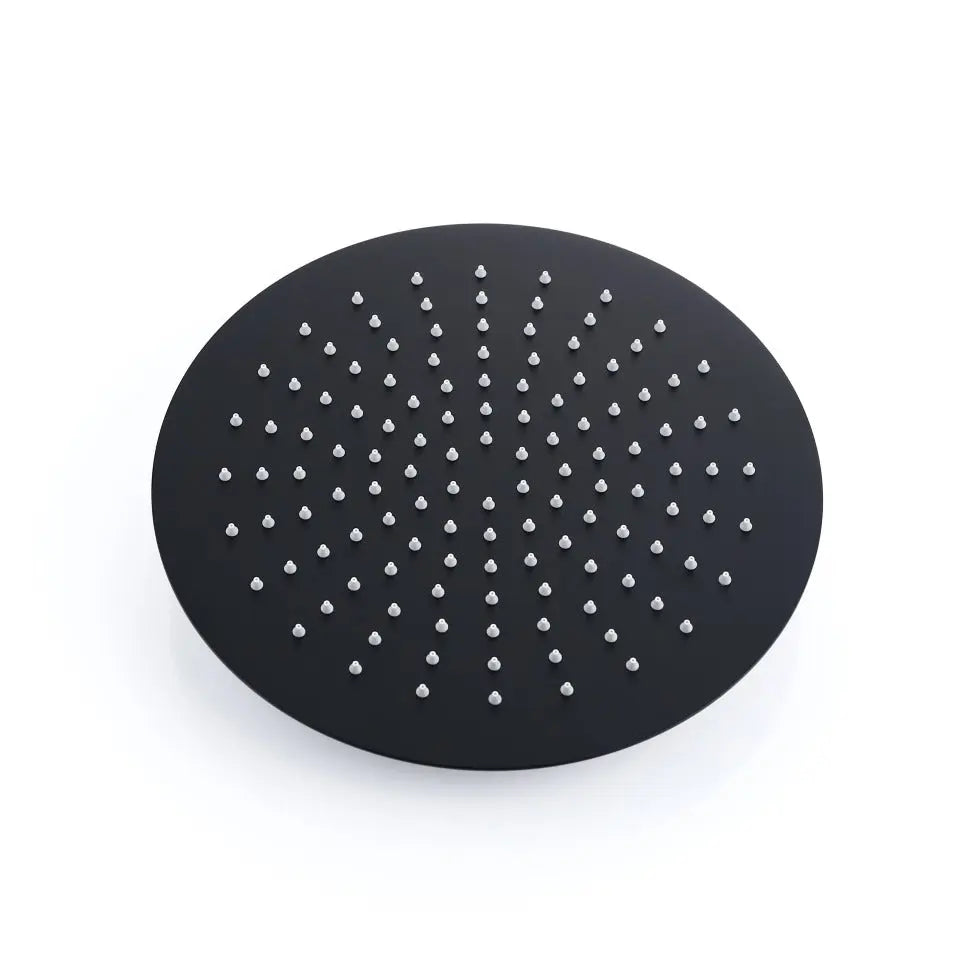 Kit de douche-bain encastré noir mat - Biblos Afinaure