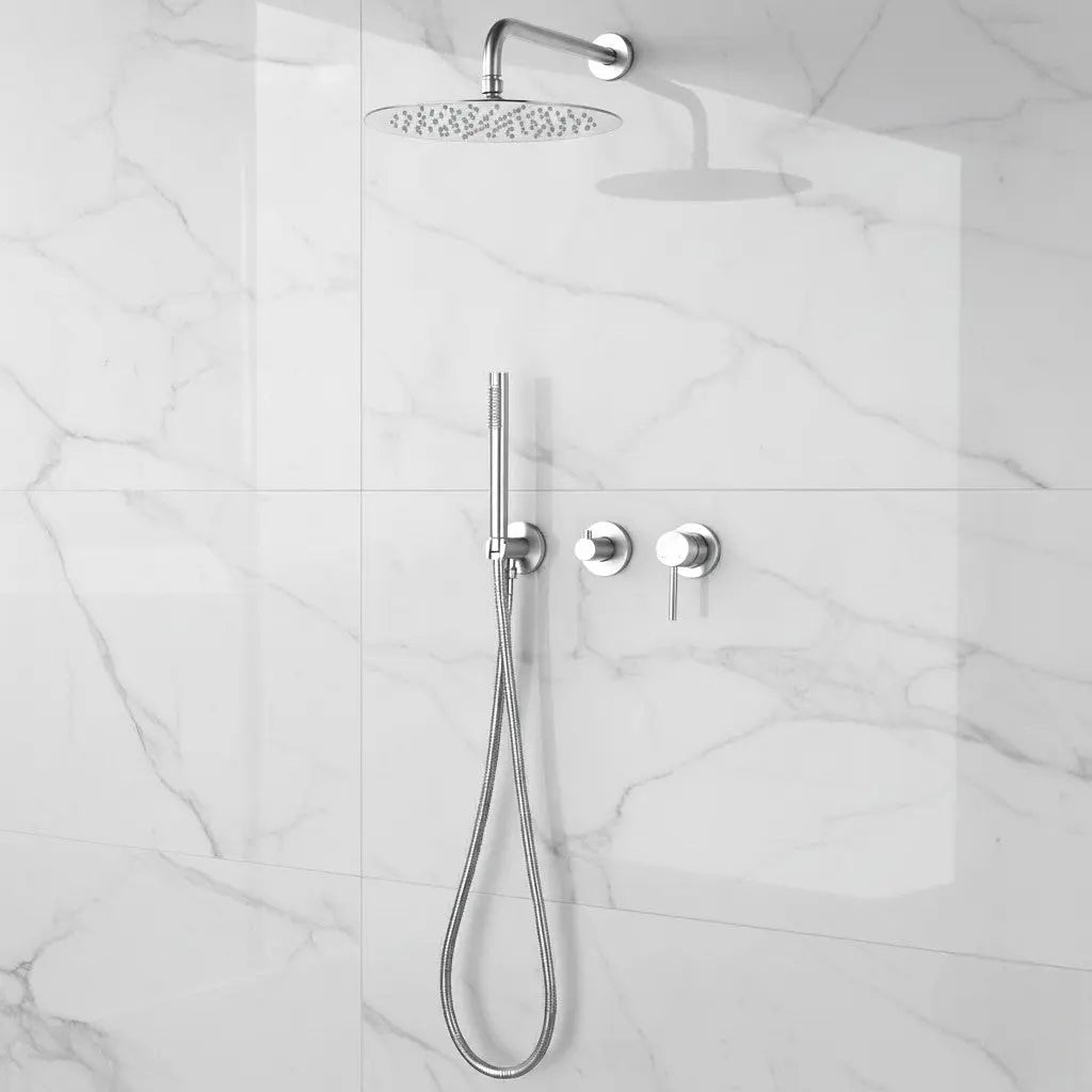 Colonne de douche thermostatique chrome - Scorpio Afinaure
