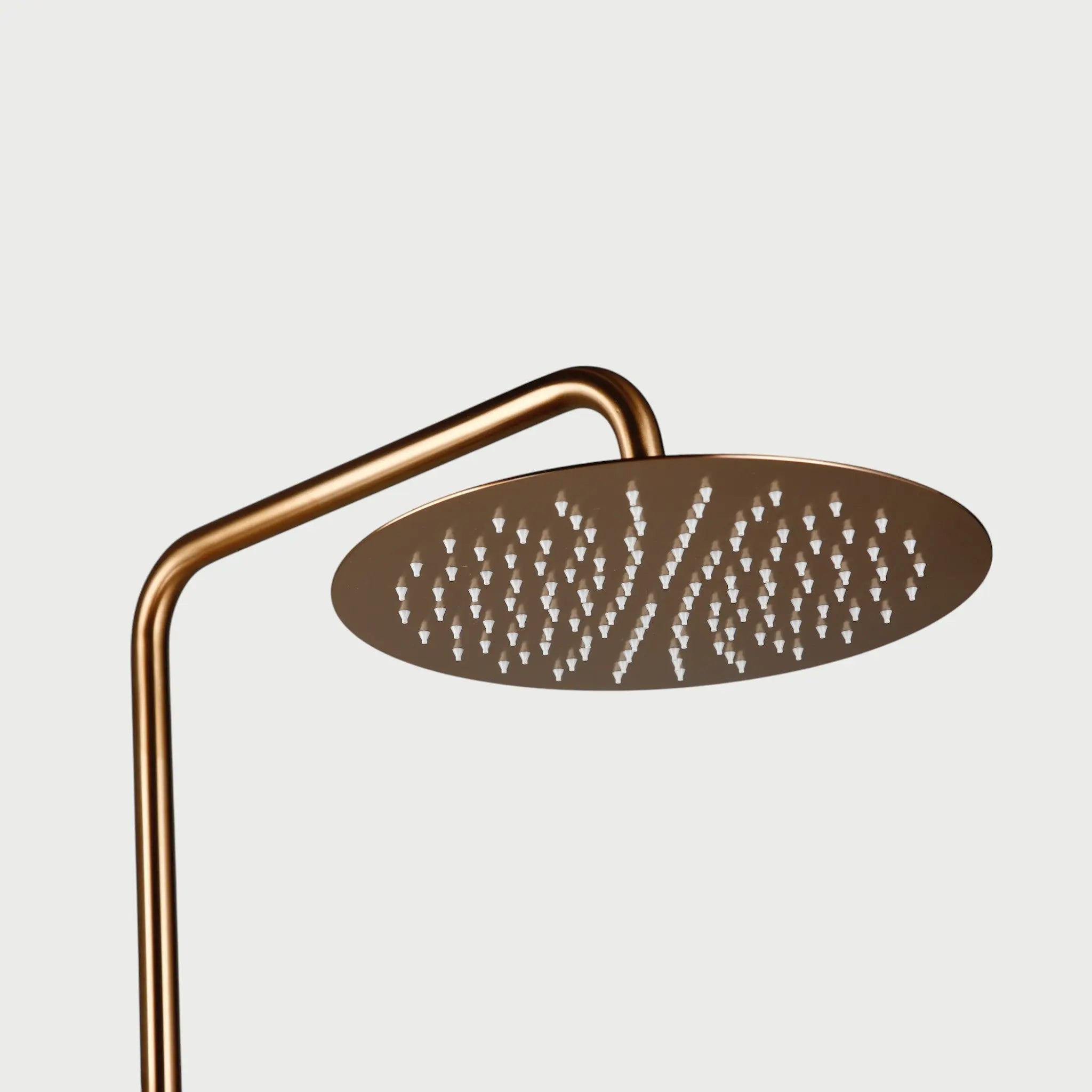 Colonne de douche thermostatiqueor or rose brossé - Ornos Afinaure