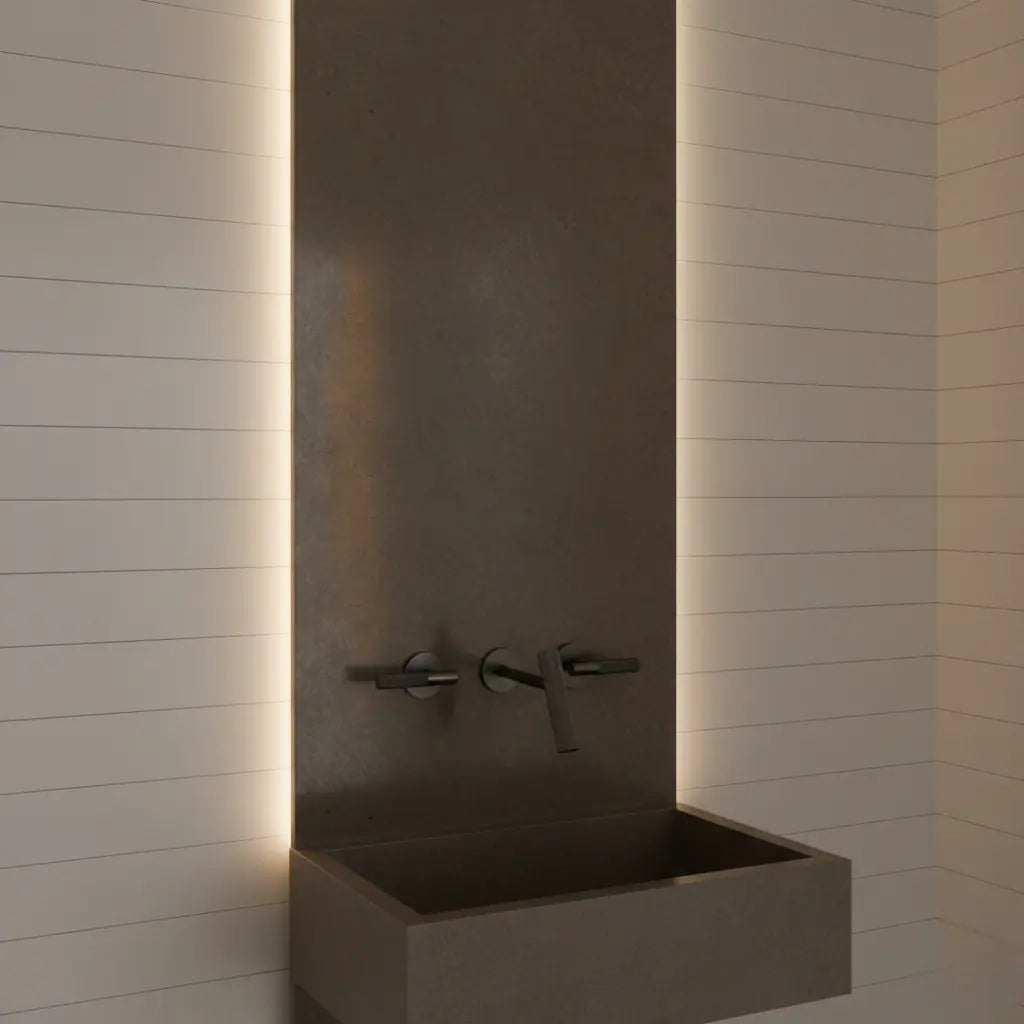 Mitigeur lavabo encastré en noir - Dmaris Afinaure