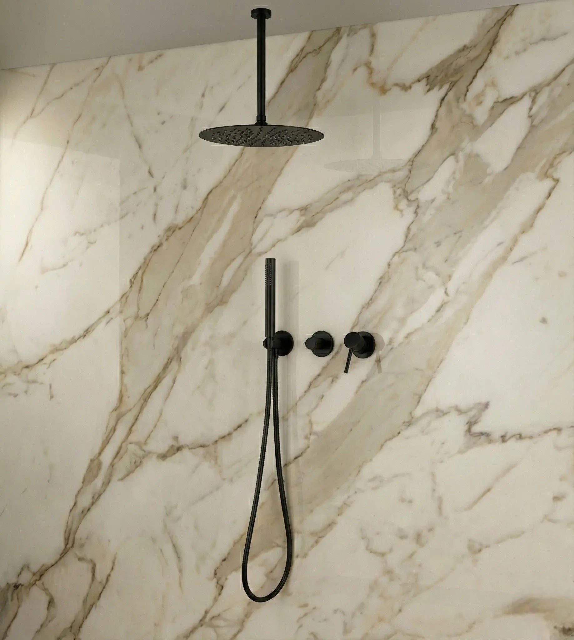 Colonne de douche thermostatique encastrable - Scorpio Afinaure