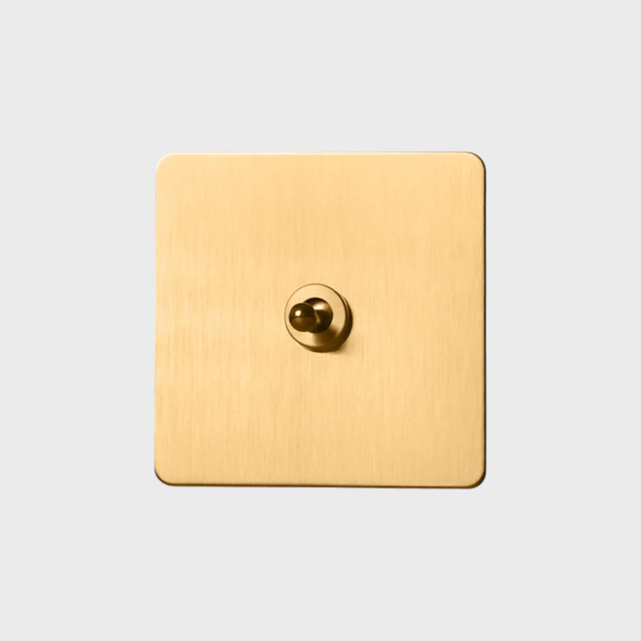 Interrupteur va-et-vient simple Laiton brossé - ELYSE Afinaure