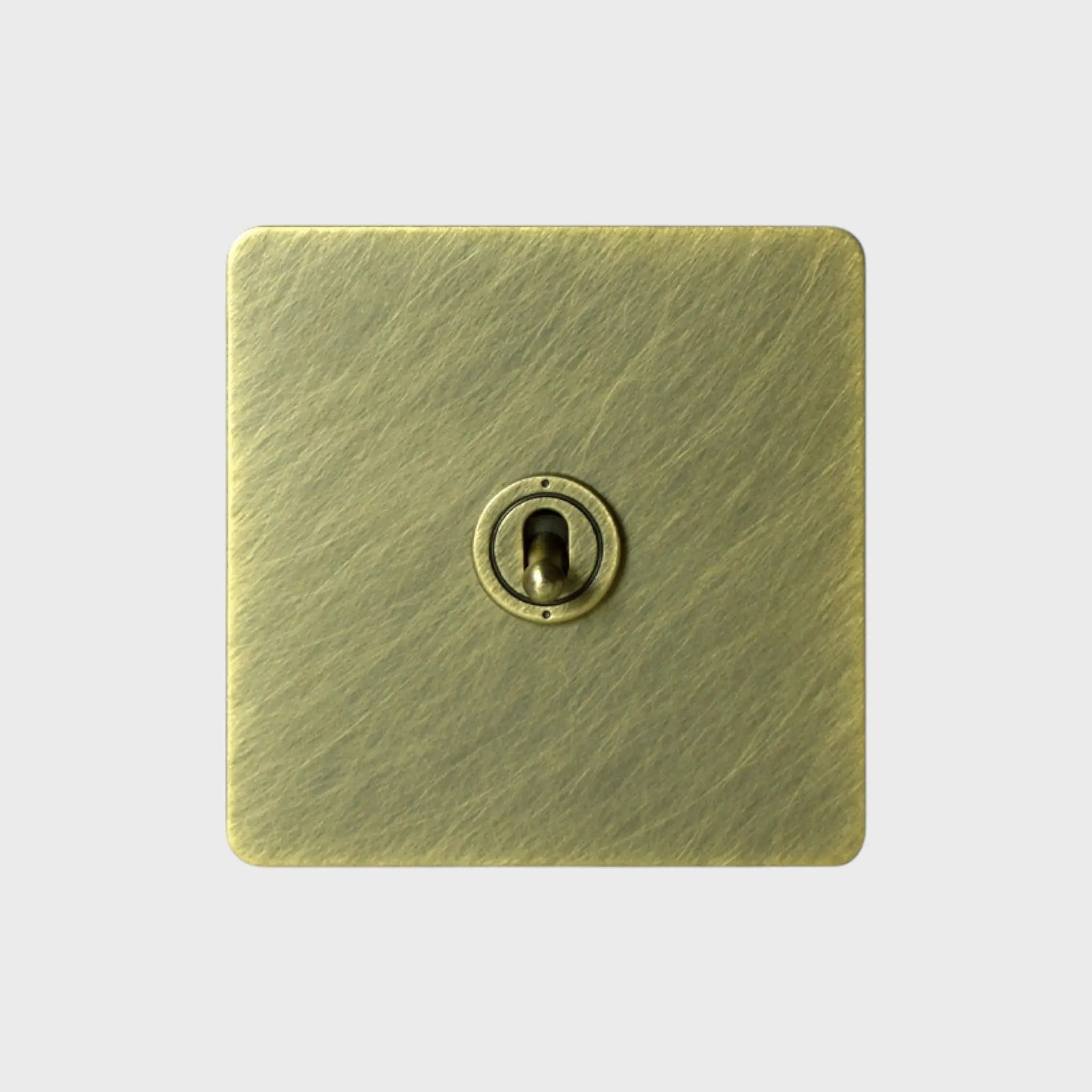 Interrupteur va-et-vient simple Bronze vieilli  – DUNAND Afinaure