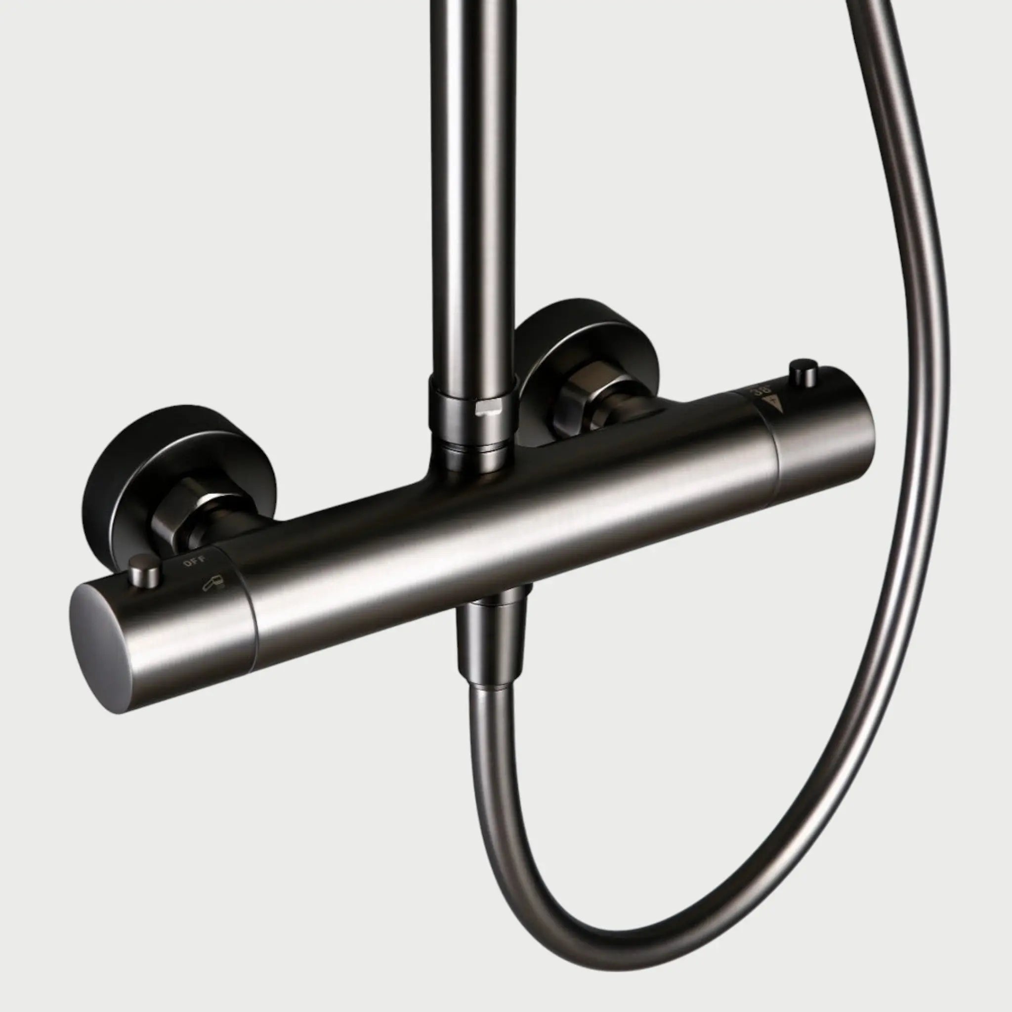 Colonne de douche thermostatique Anthracite - Ornos Afinaure