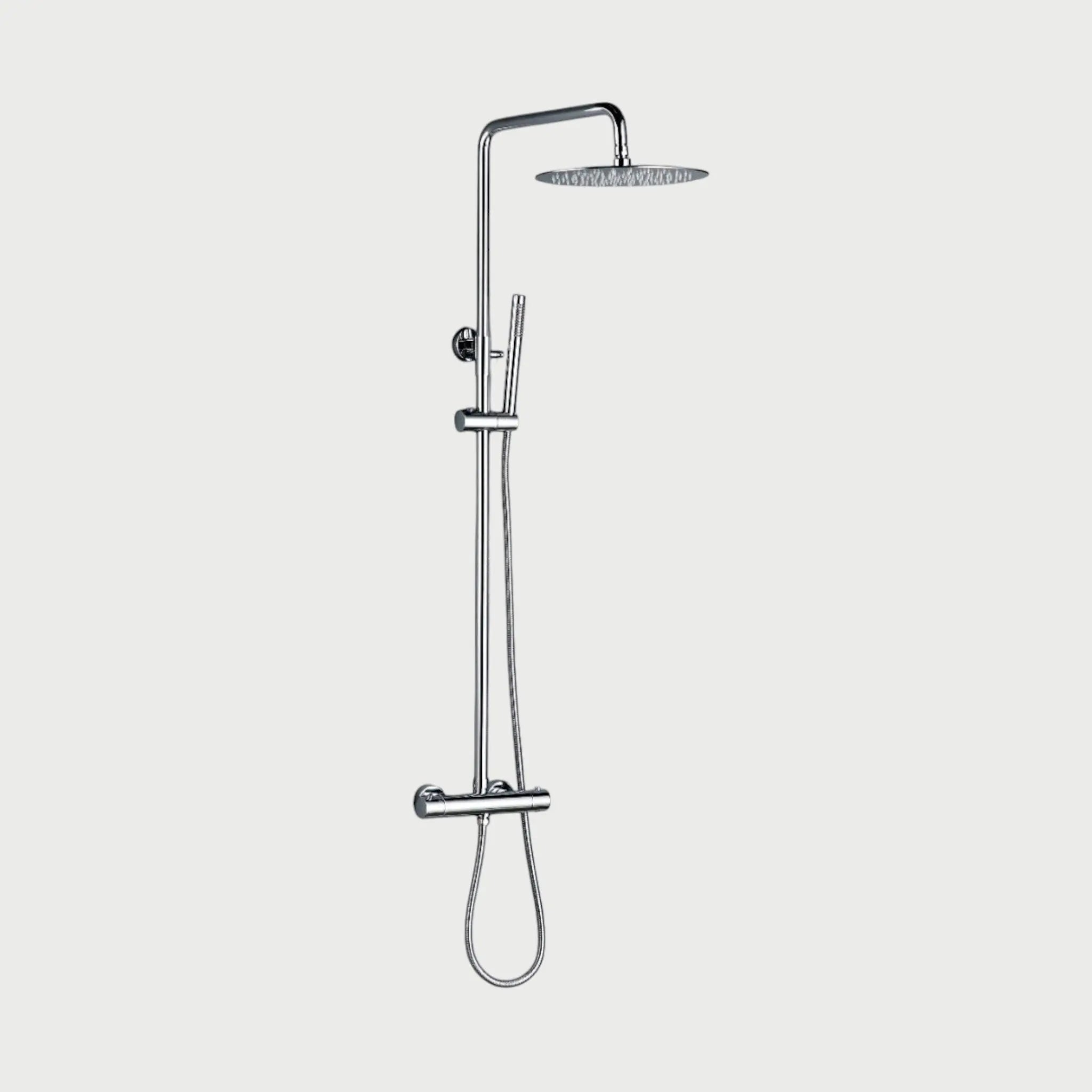 Colonne de douche thermostatique chromée - Ornos Afinaure