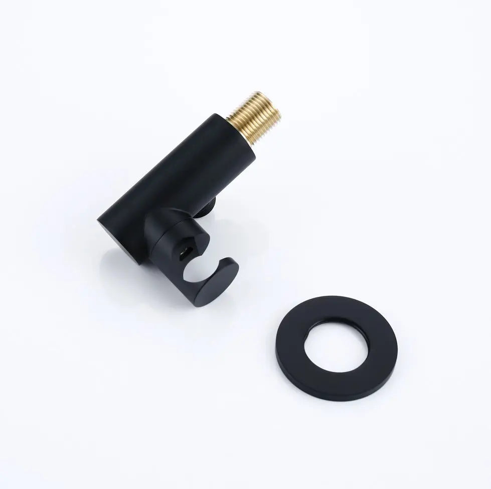 Colonne de douche thermostatiqu encastré noir - Biblos Afinaure