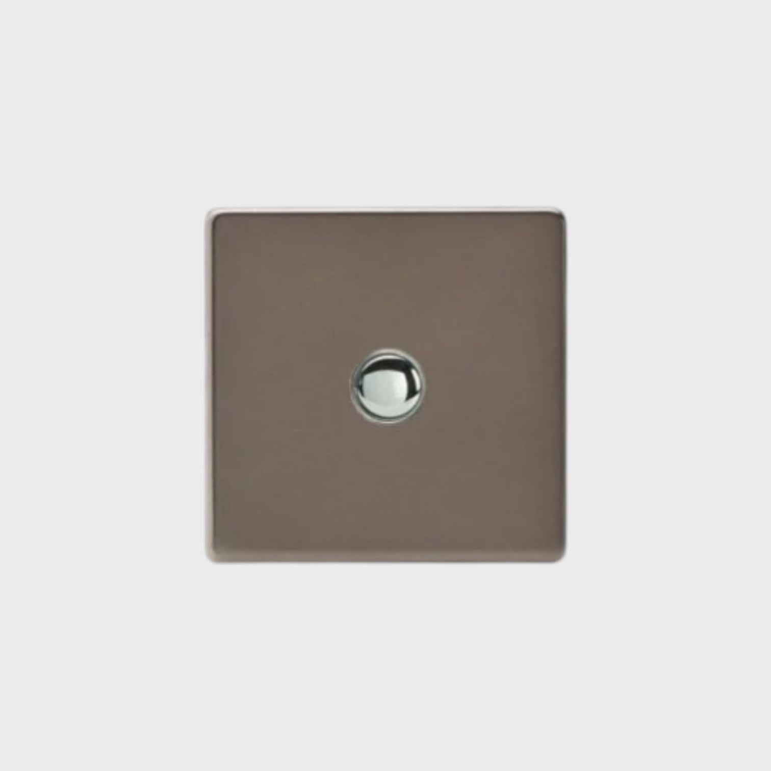 Bouton poussoir simple bronze - Mayfair Afinaure