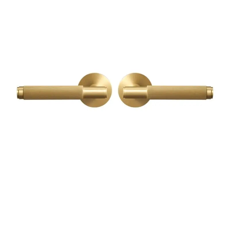 Poignée de porte doré brossé - Ralphs Afinaure