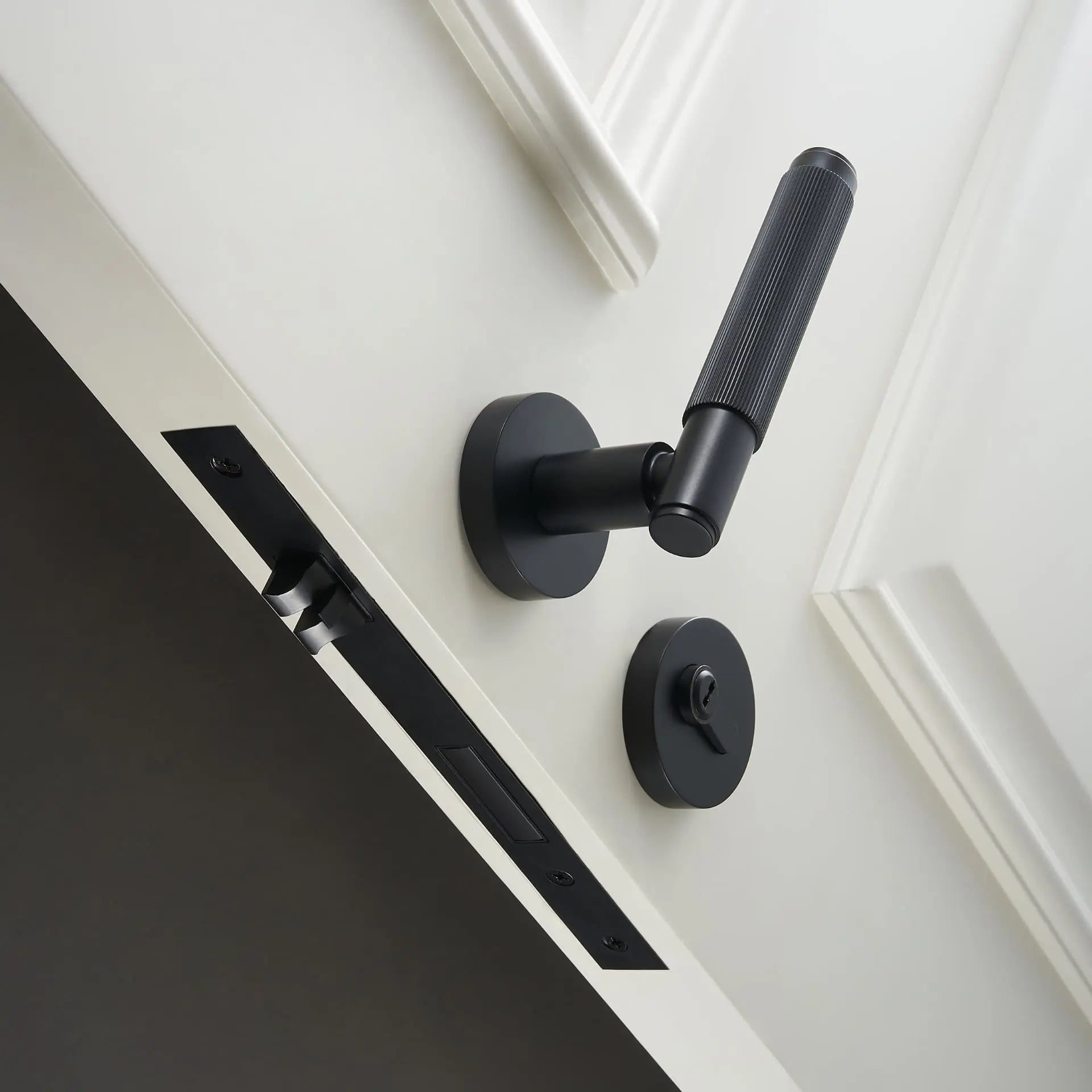 Poignée de porte en noir - Ralphs Afinaure