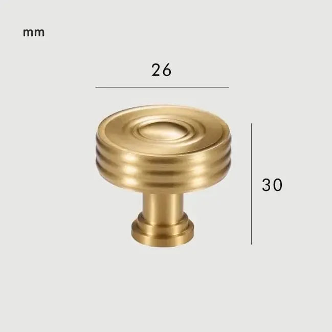 Bouton de meuble en laiton - Blekker Afinaure