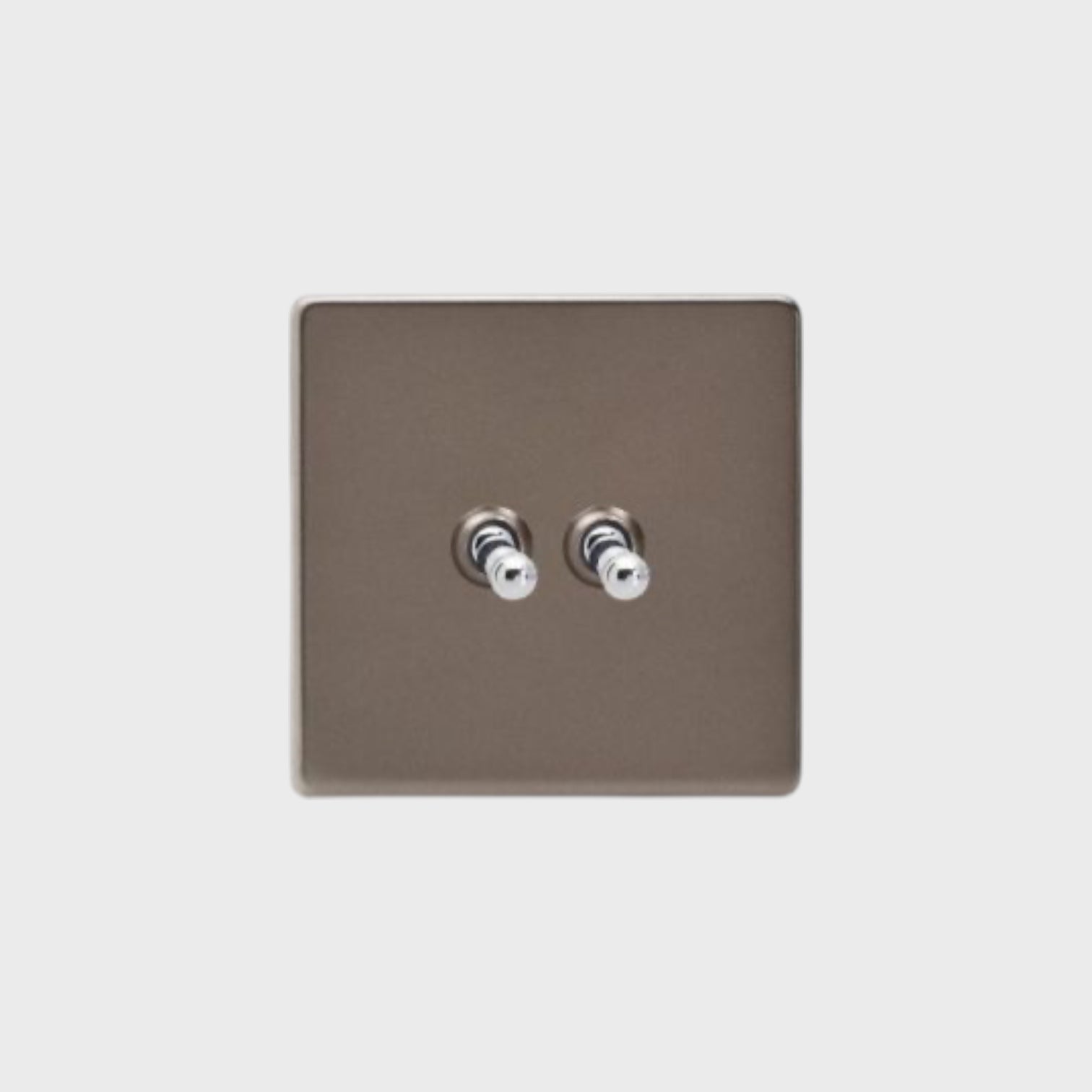 Interrupteur va-et-vient double bronze - Mayfair Afinaure