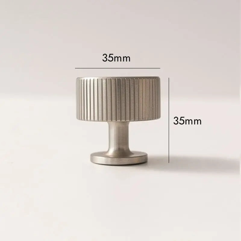 Bouton de meuble en nickel - Dominique Afinaure