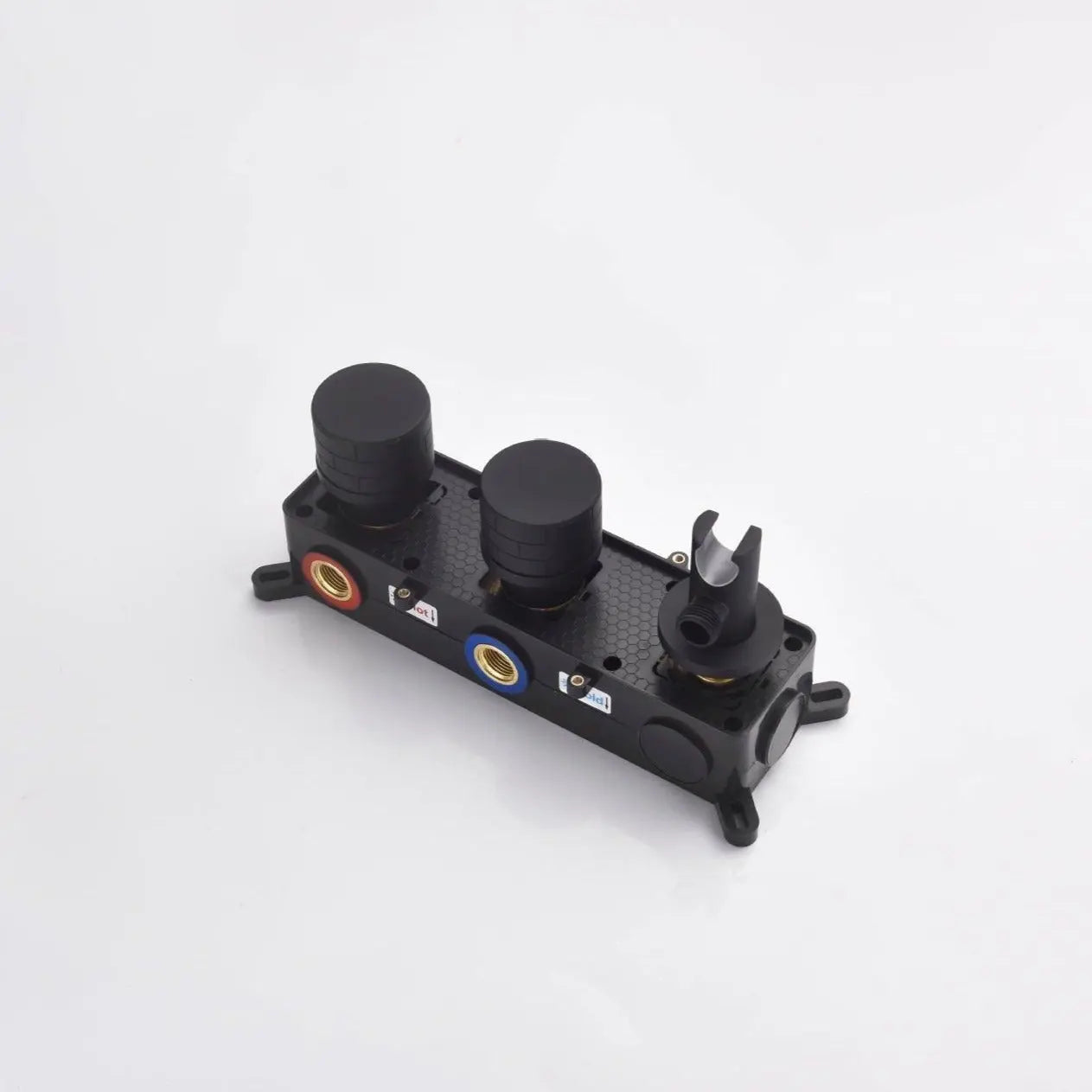 Composition mitigeur de douche thermostatique encastré Noir - Cullinan Afinaure