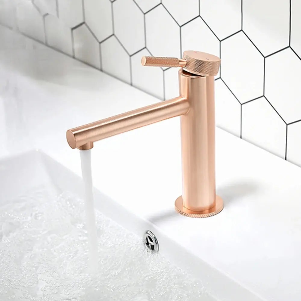 Mitigeur de salle de bain or rose - Duja Afinaure